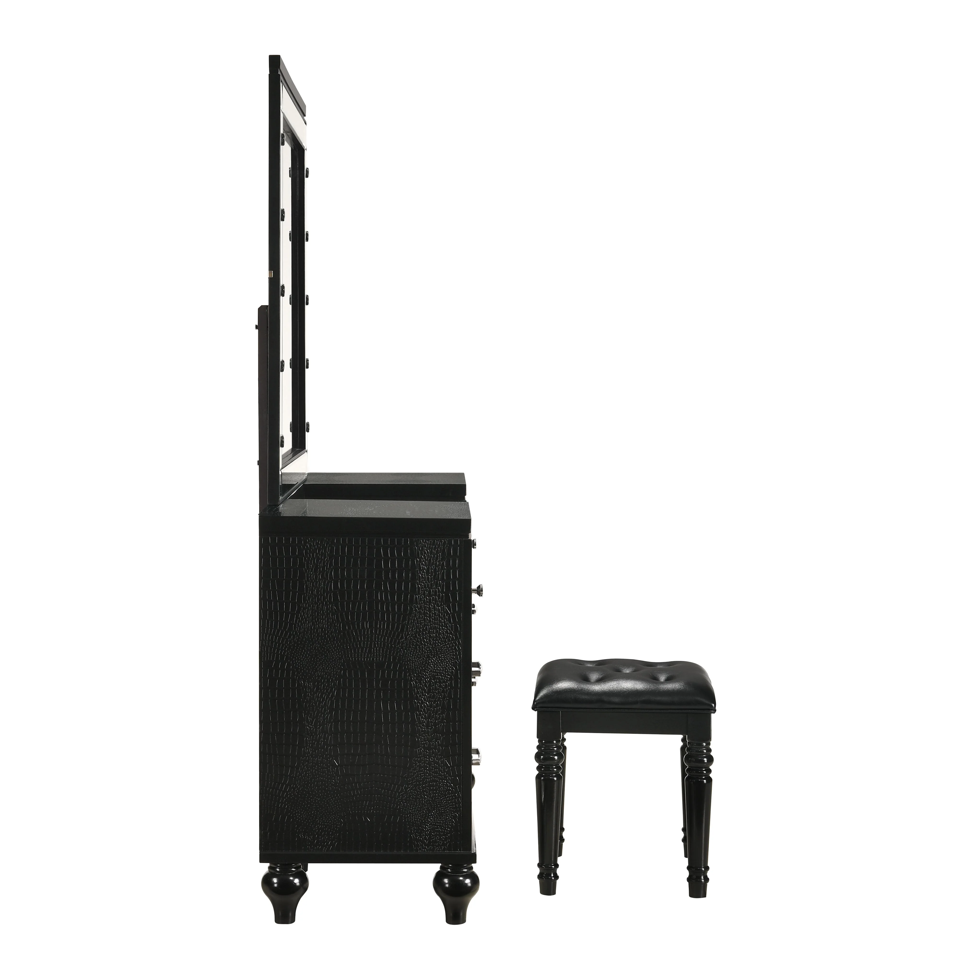 VALENTINO VANITY TABLE-BLACK - Image 4