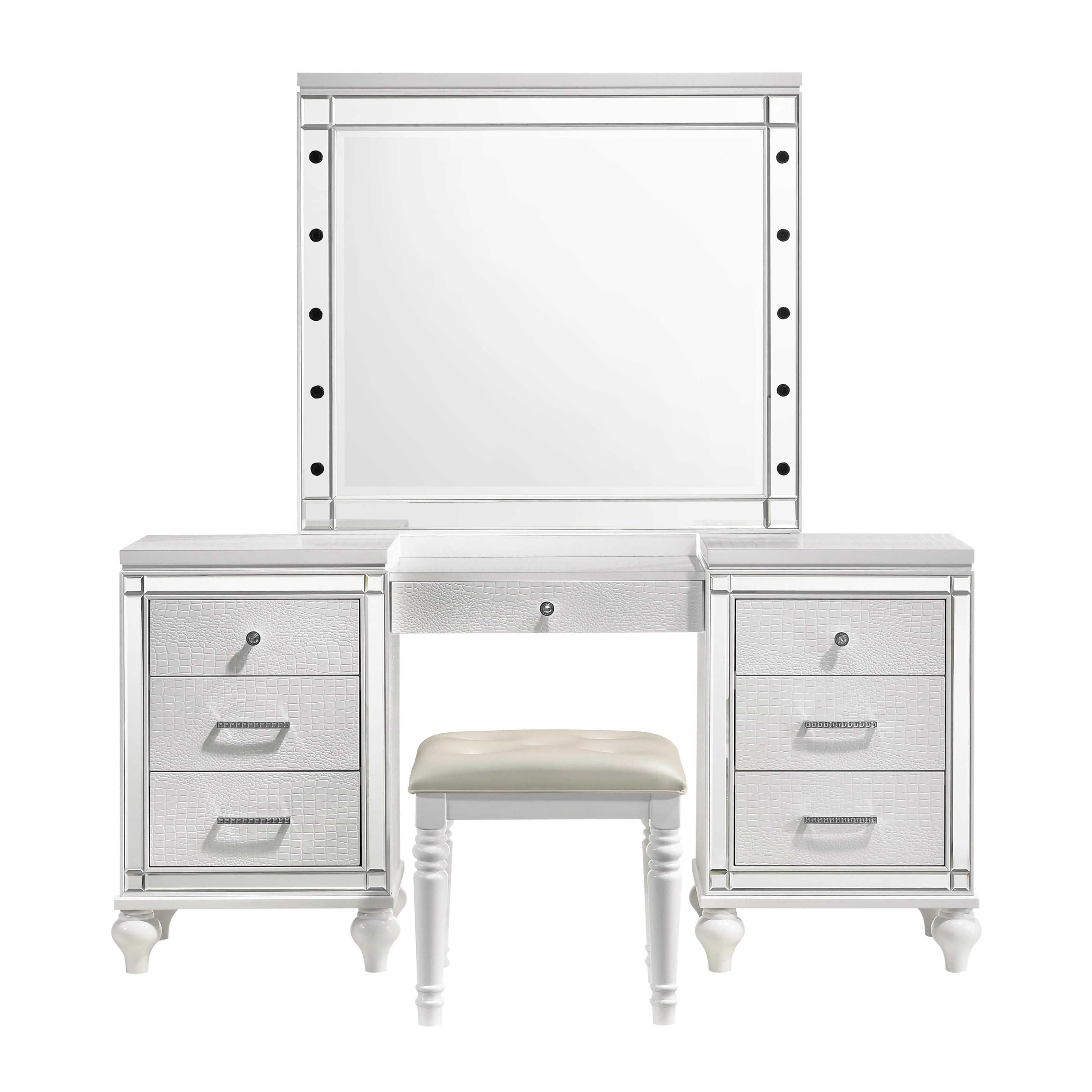 VALENTINO VANITY TABLE-WHITE - Image 2