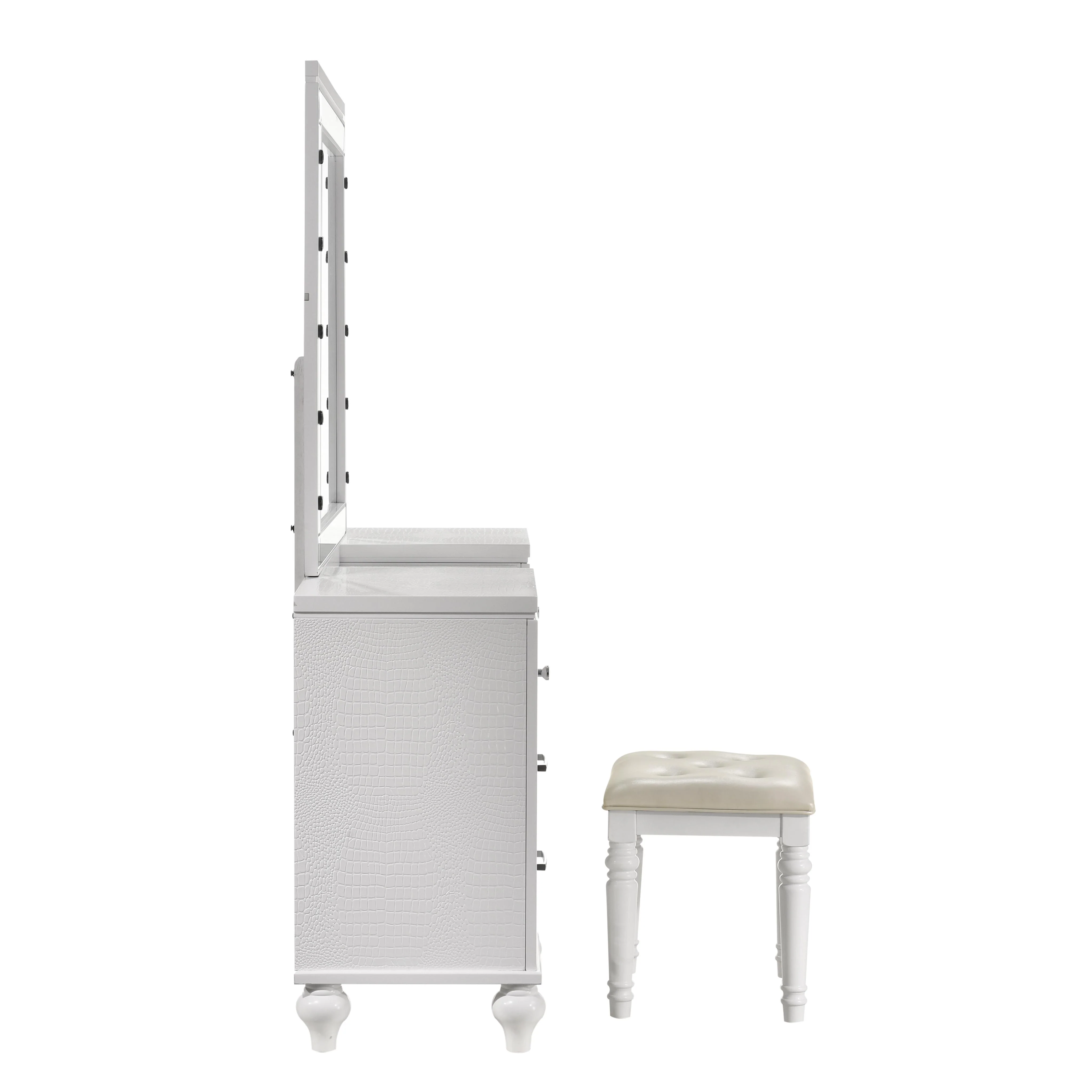 VALENTINO VANITY TABLE-WHITE - Image 3