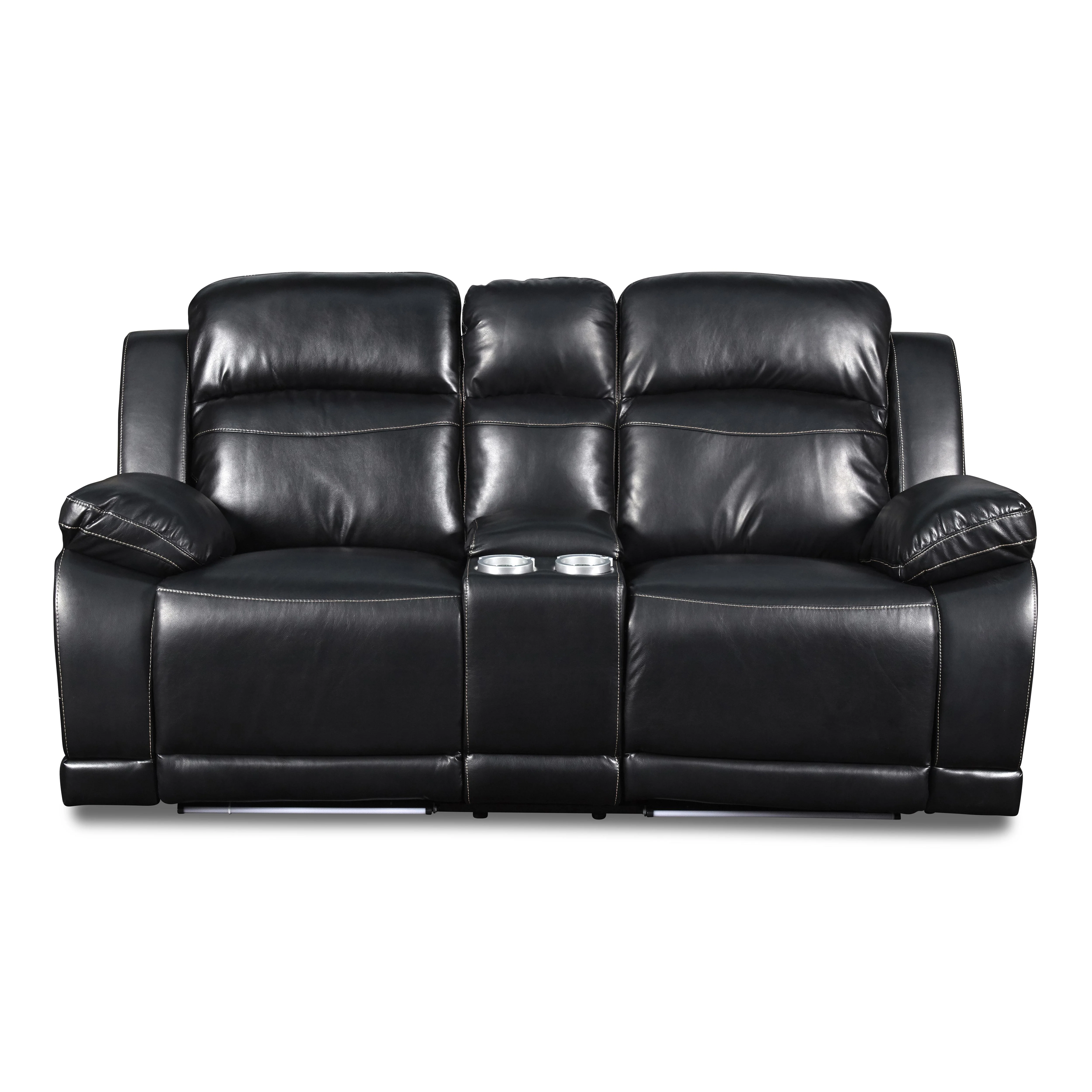 VEGA CONSOLE LOVESEAT - PREMIER BLACK - Image 2