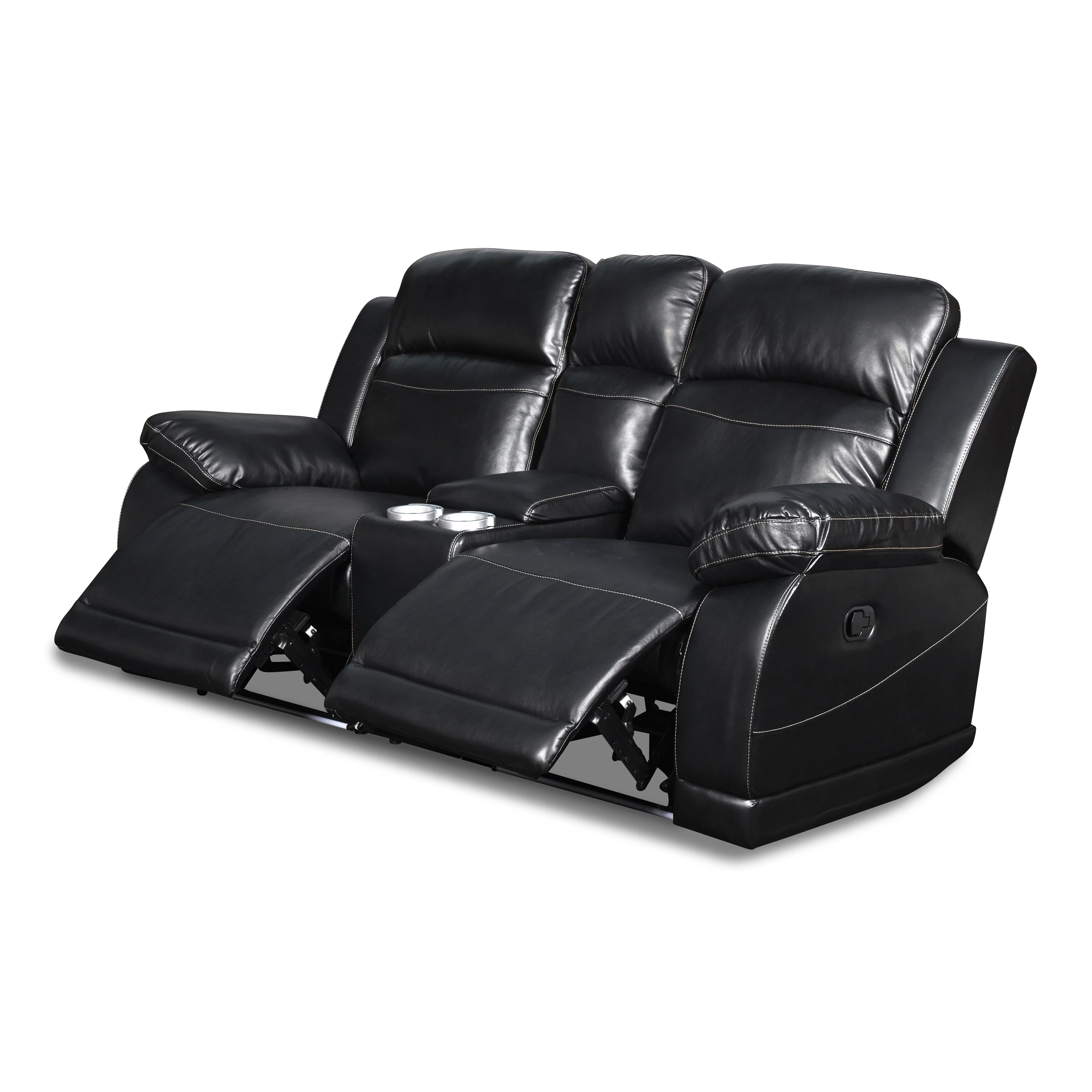 VEGA CONSOLE LOVESEAT - PREMIER BLACK - Image 3