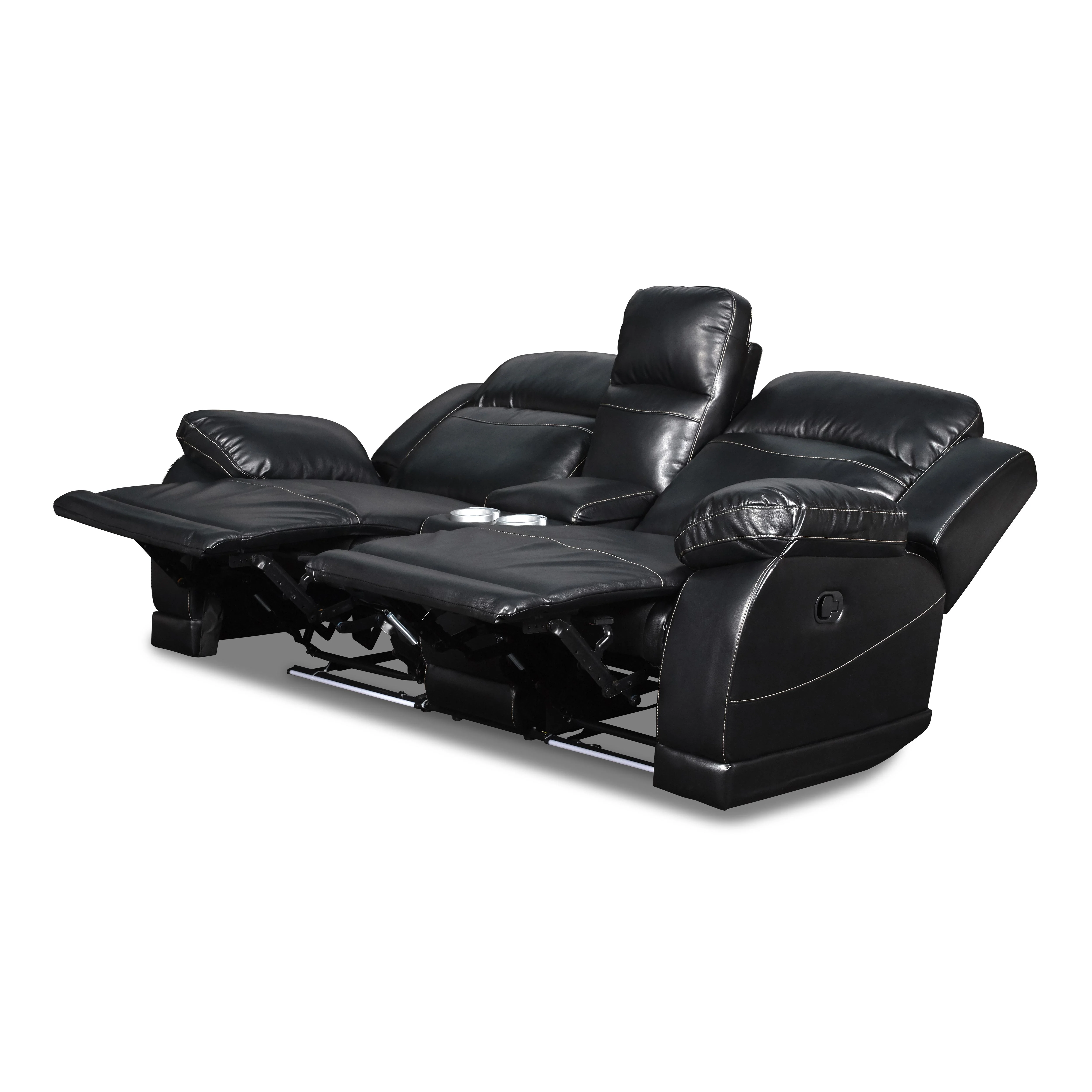 VEGA CONSOLE LOVESEAT - PREMIER BLACK - Image 4