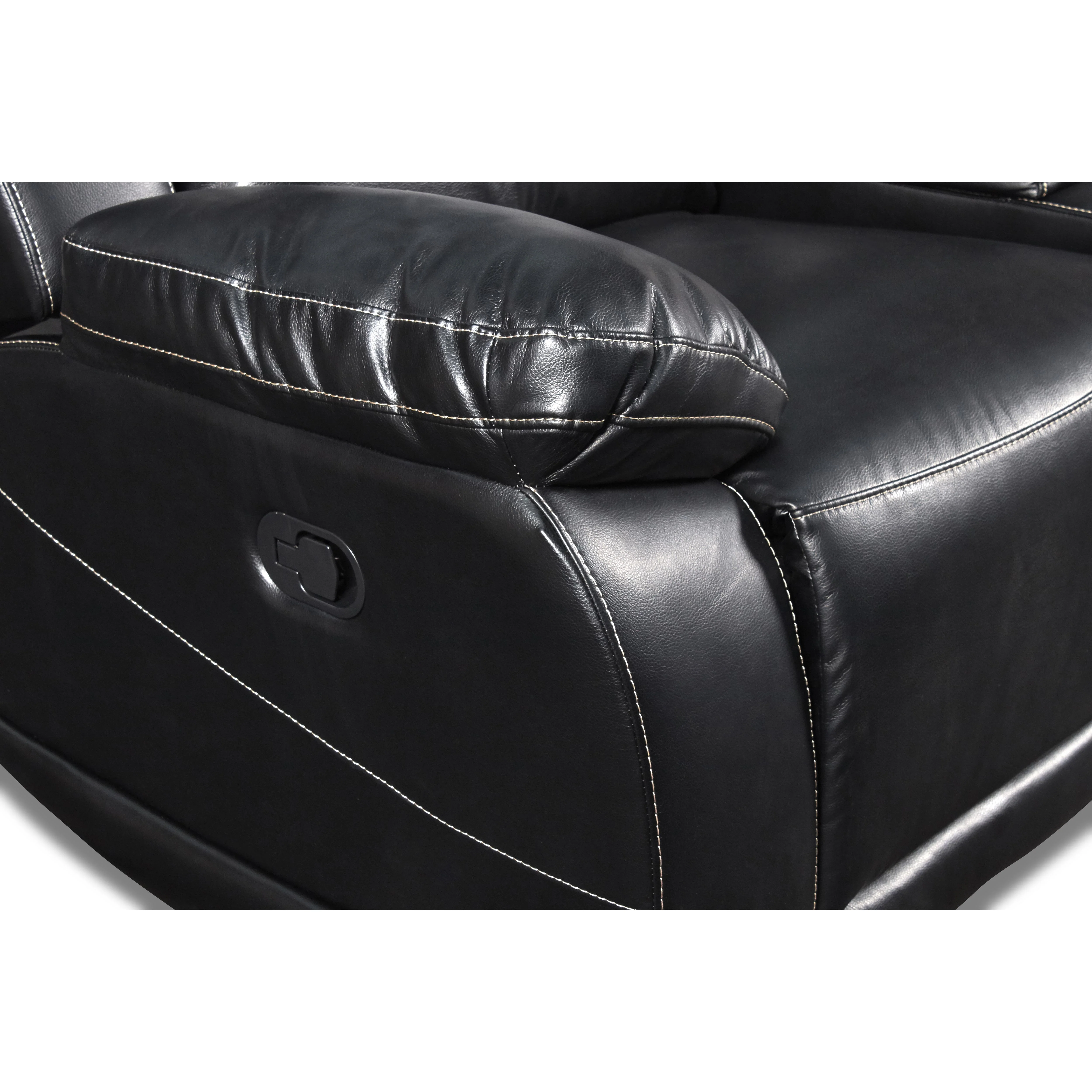 VEGA CONSOLE LOVESEAT - PREMIER BLACK - Image 6