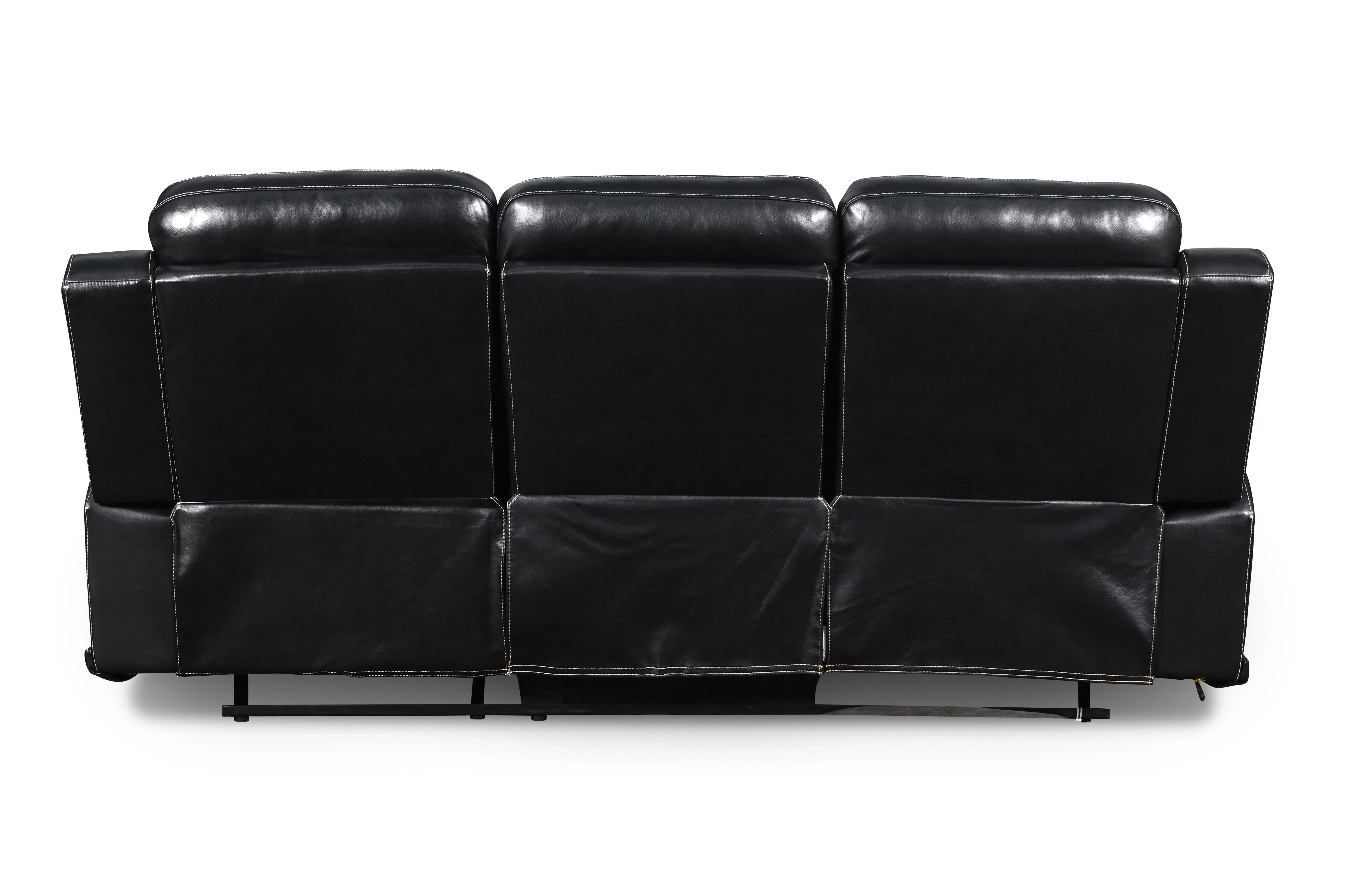 VEGA DUAL RECLINER SOFA - PREMIER BLACK - Image 7