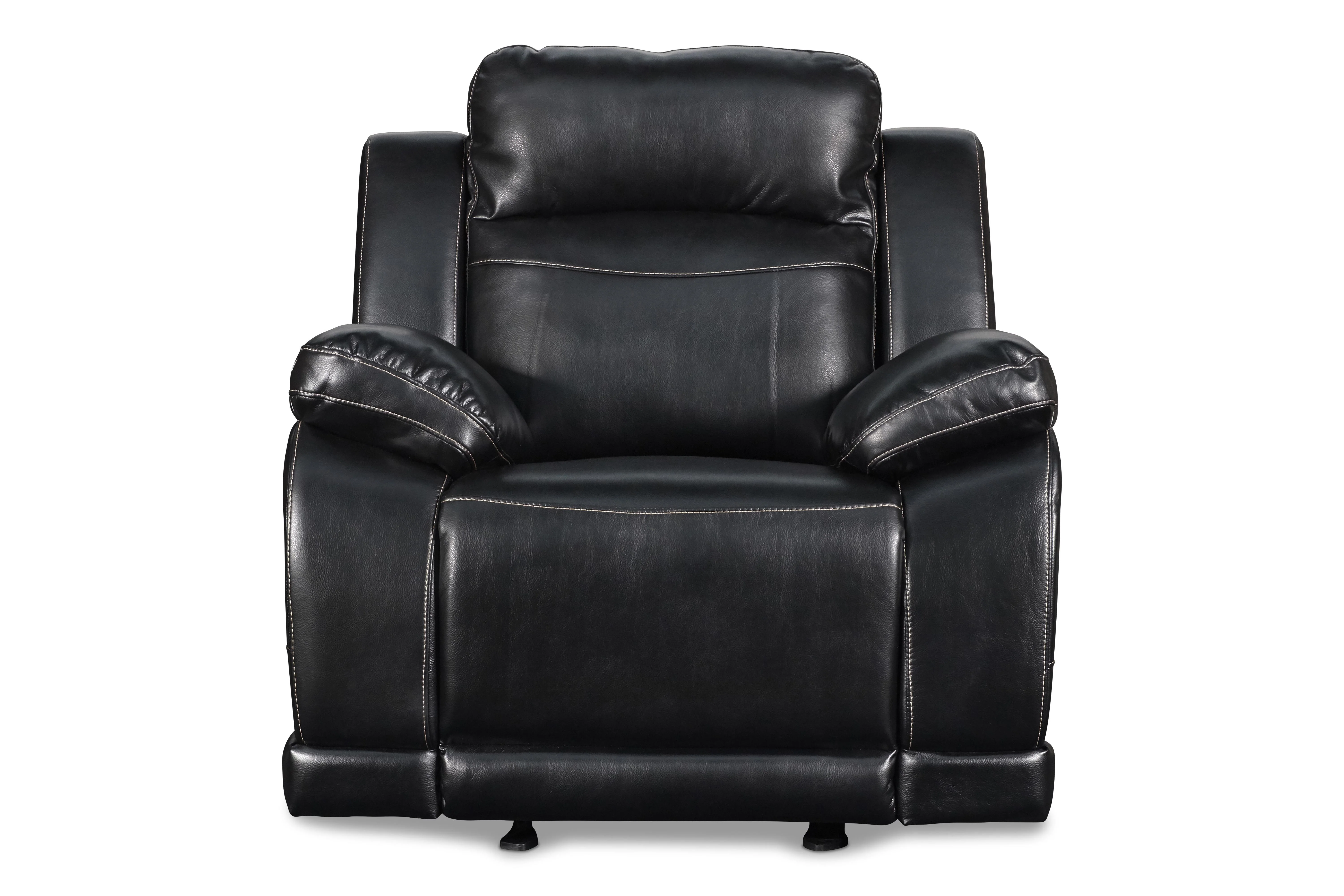 VEGA GLIDER RECLINER W/PWR FR- PREMIER BLACK - Image 2