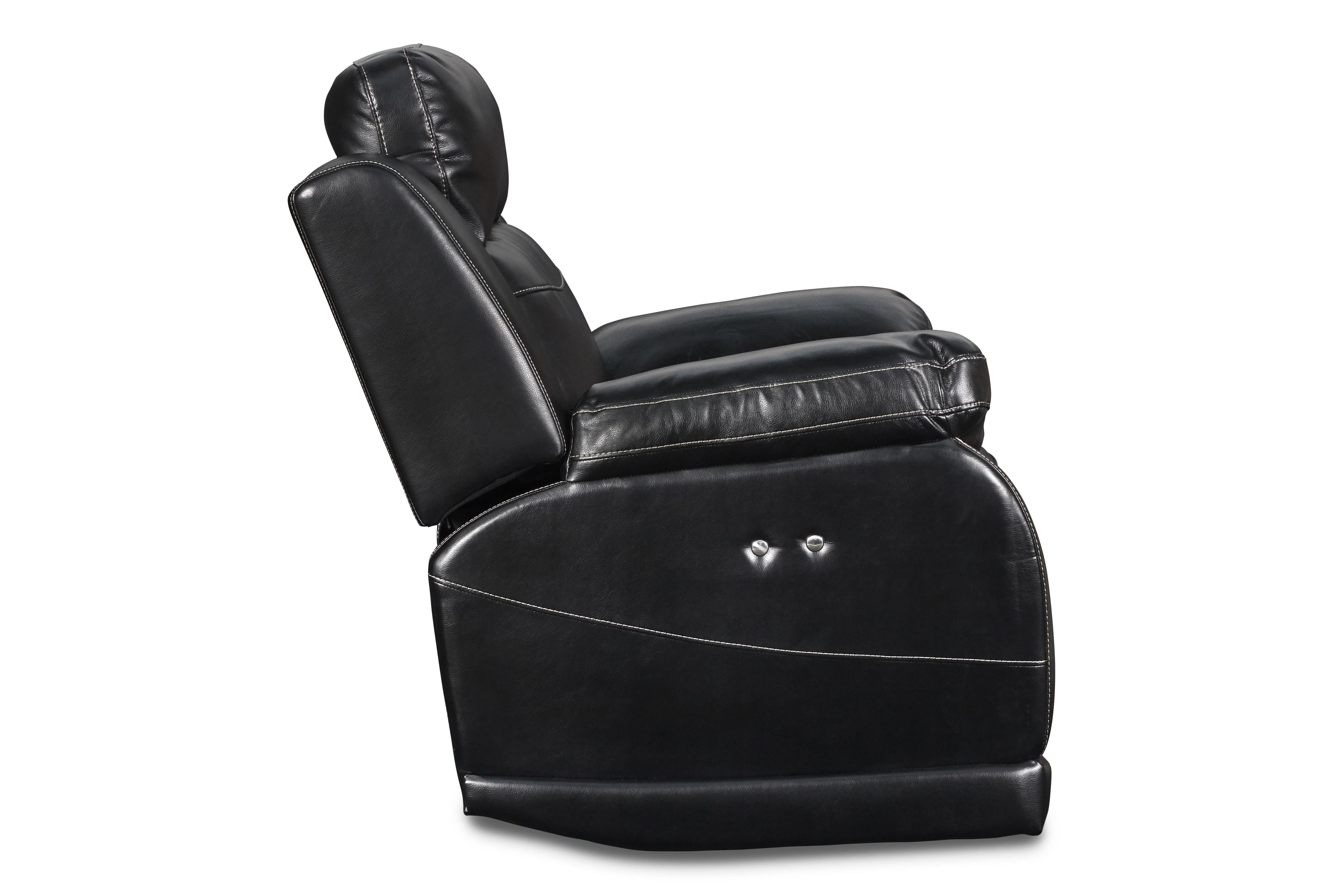VEGA GLIDER RECLINER W/PWR FR- PREMIER BLACK - Image 3