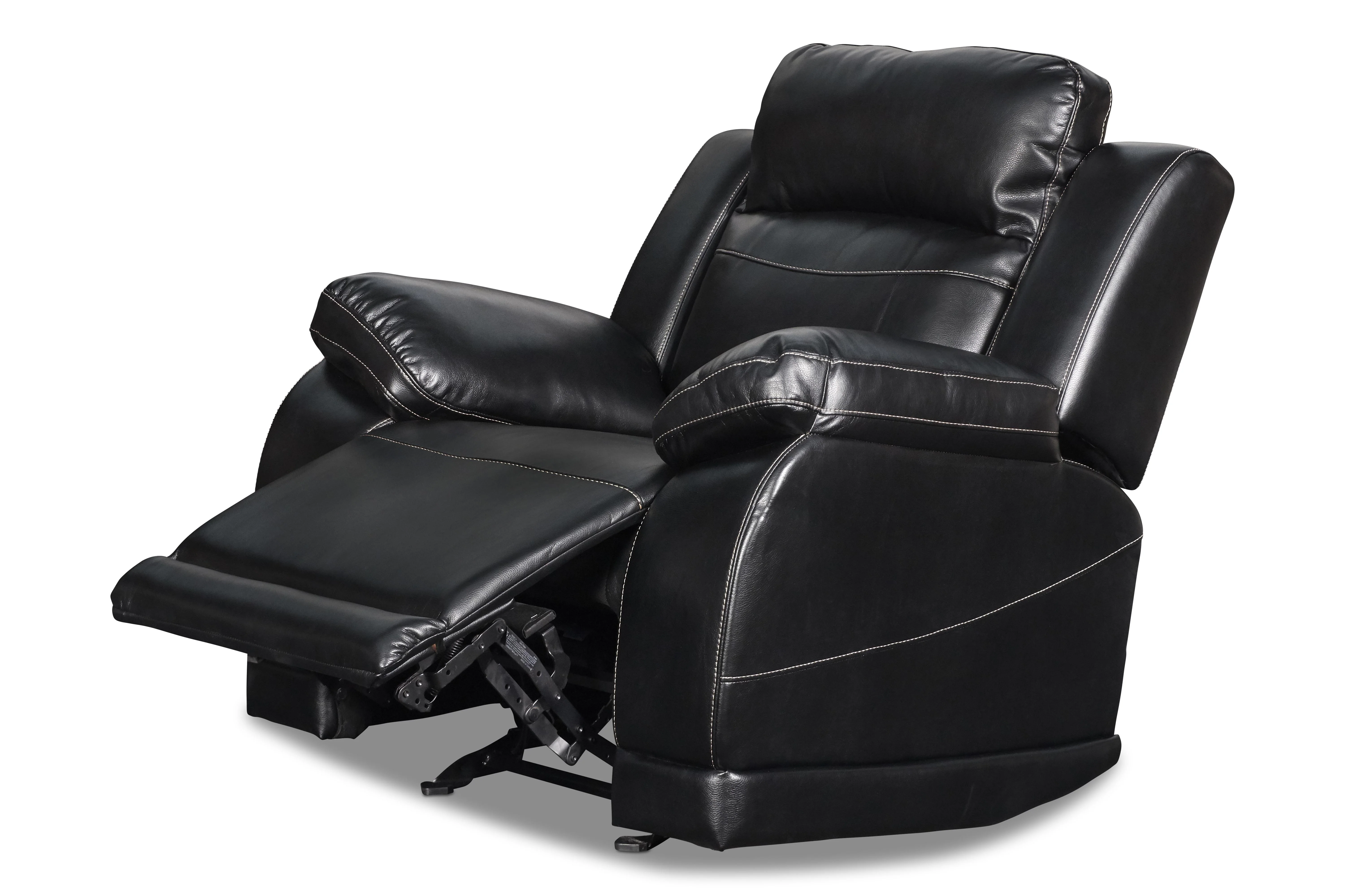 VEGA GLIDER RECLINER W/PWR FR- PREMIER BLACK - Image 4
