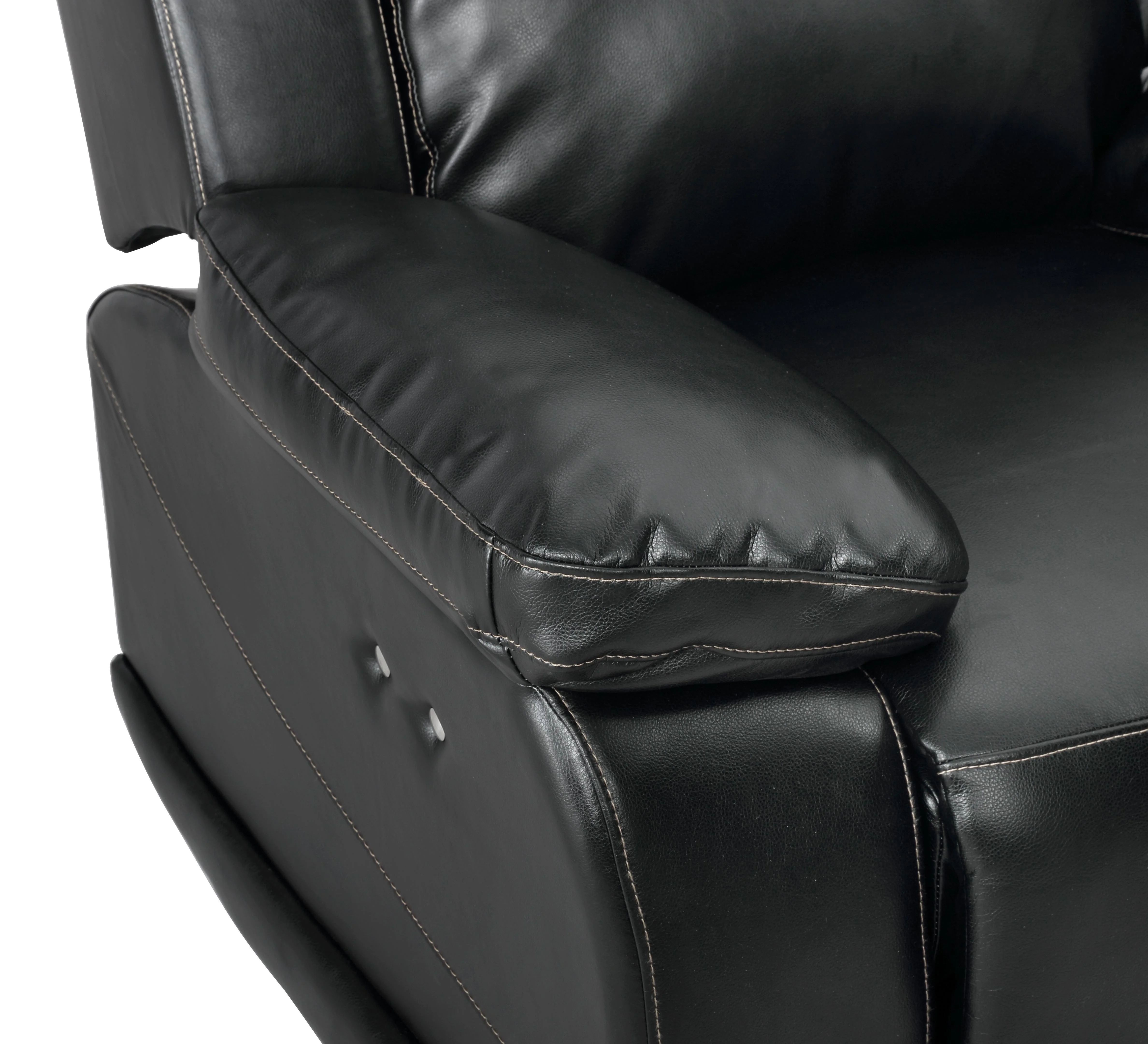 VEGA GLIDER RECLINER W/PWR FR- PREMIER BLACK - Image 6