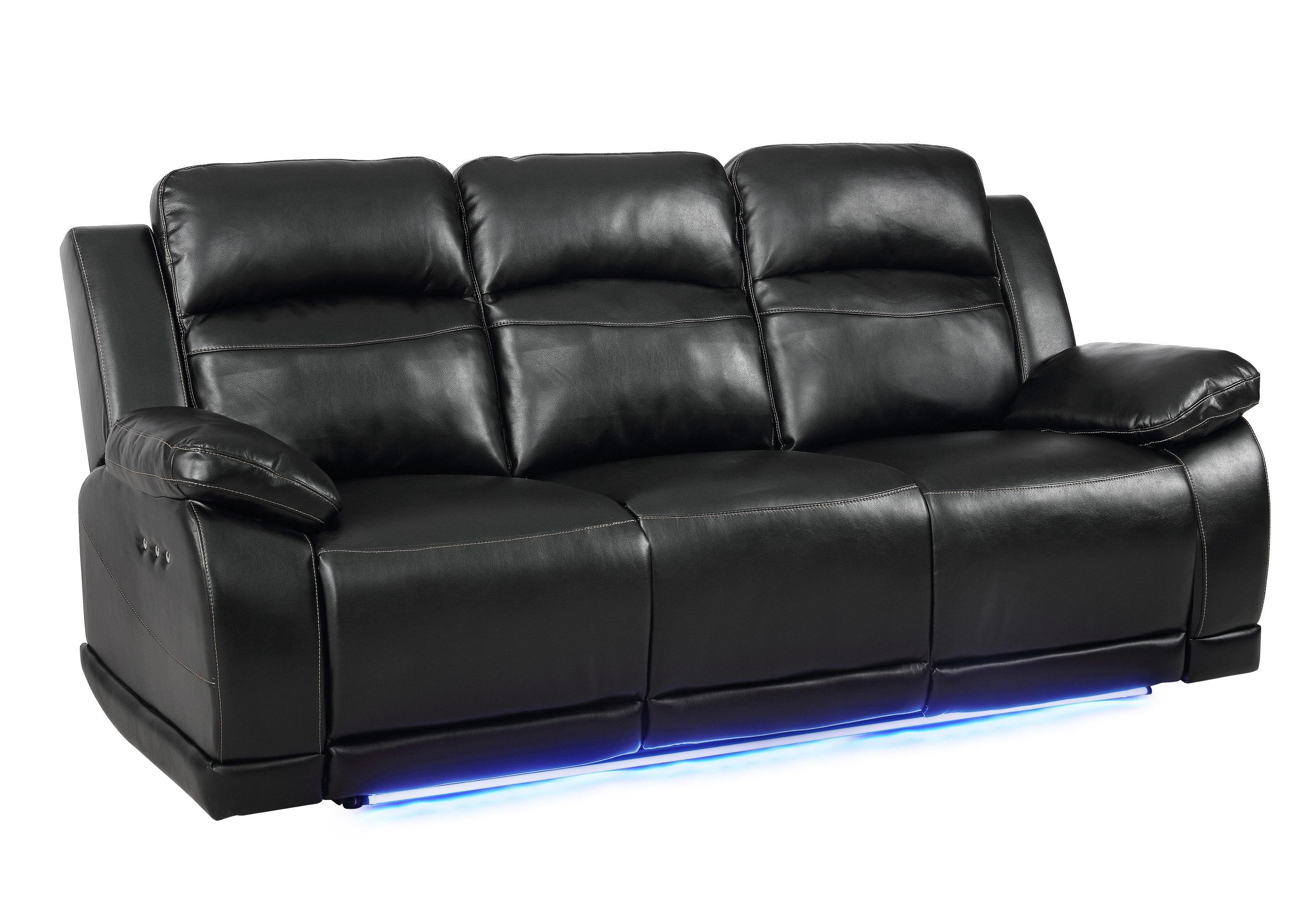 VEGA SOFA W/PWR FR - PREMIER BLACK - Image 2
