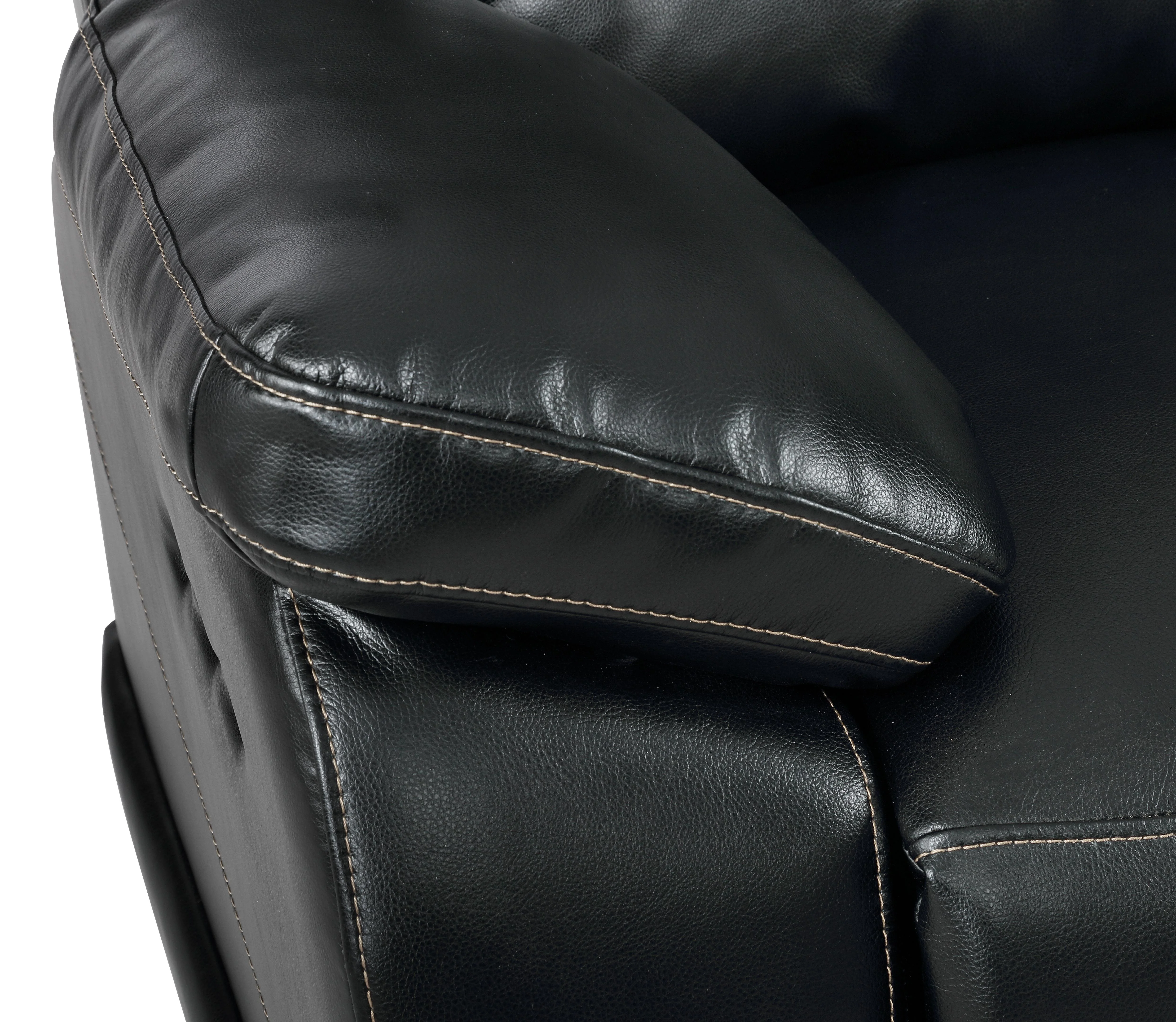 VEGA SOFA W/PWR FR - PREMIER BLACK - Image 7