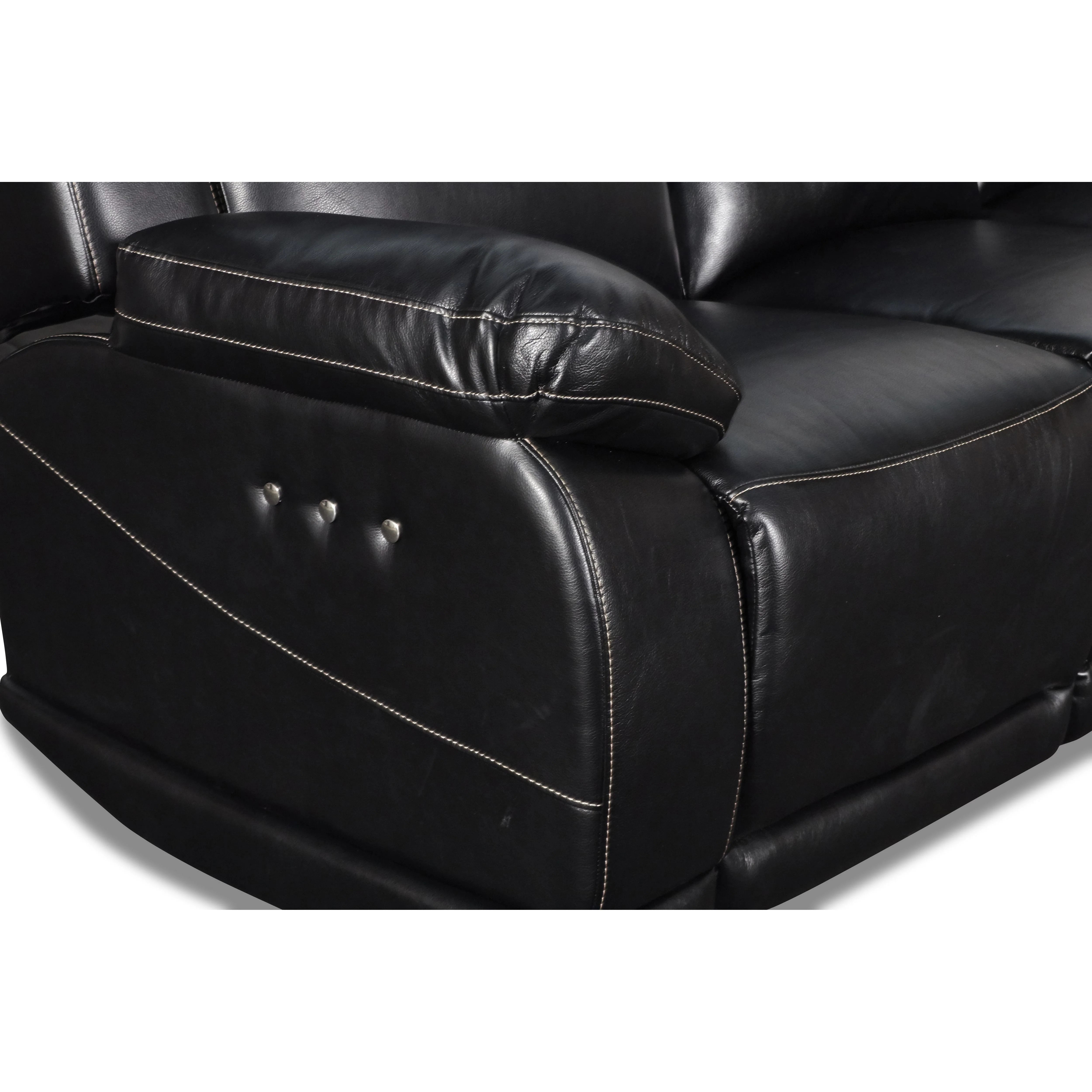 VEGA SOFA W/PWR FR - PREMIER BLACK - Image 8