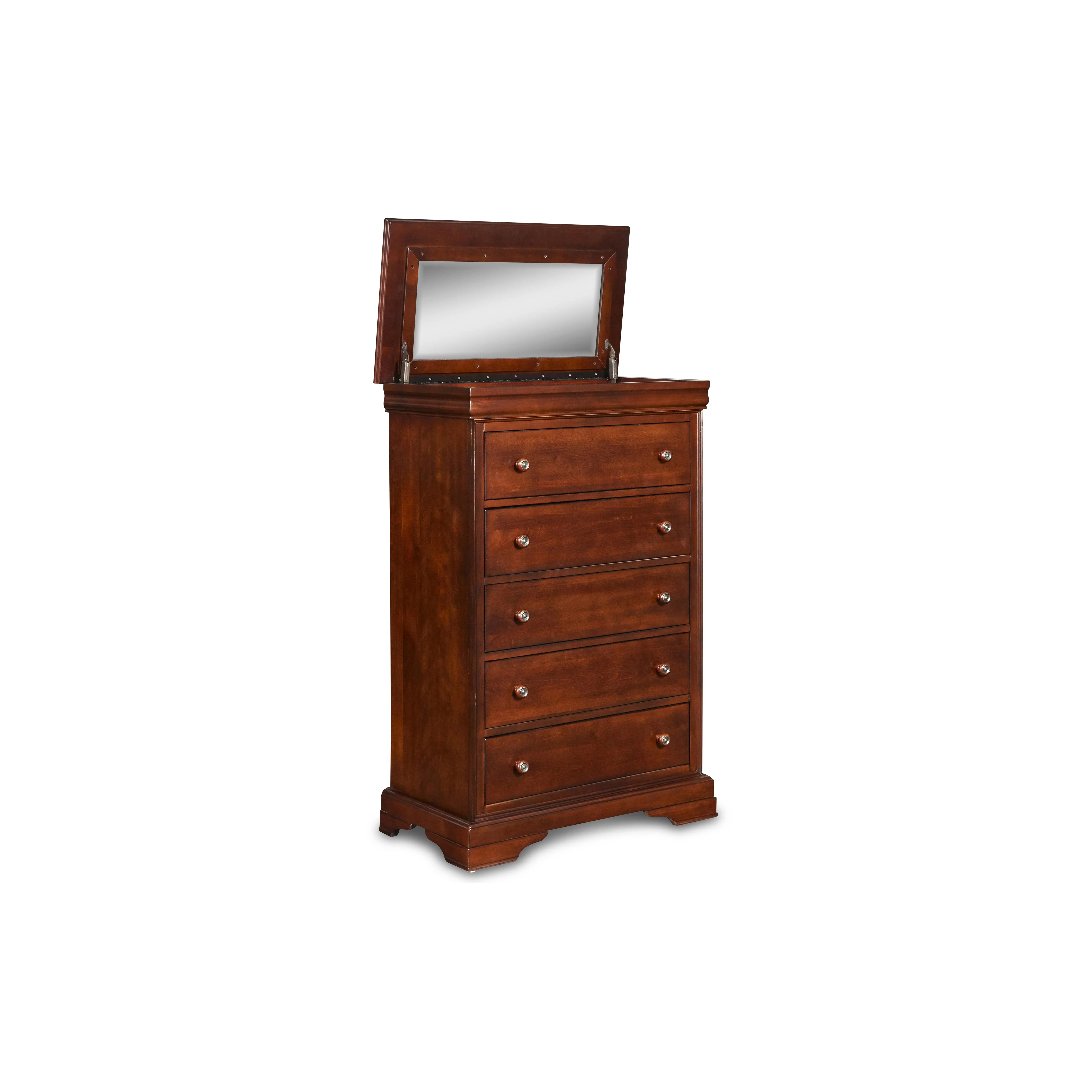 VERSAILLES LIFT TOP CHEST- BORDEAUX - Image 4