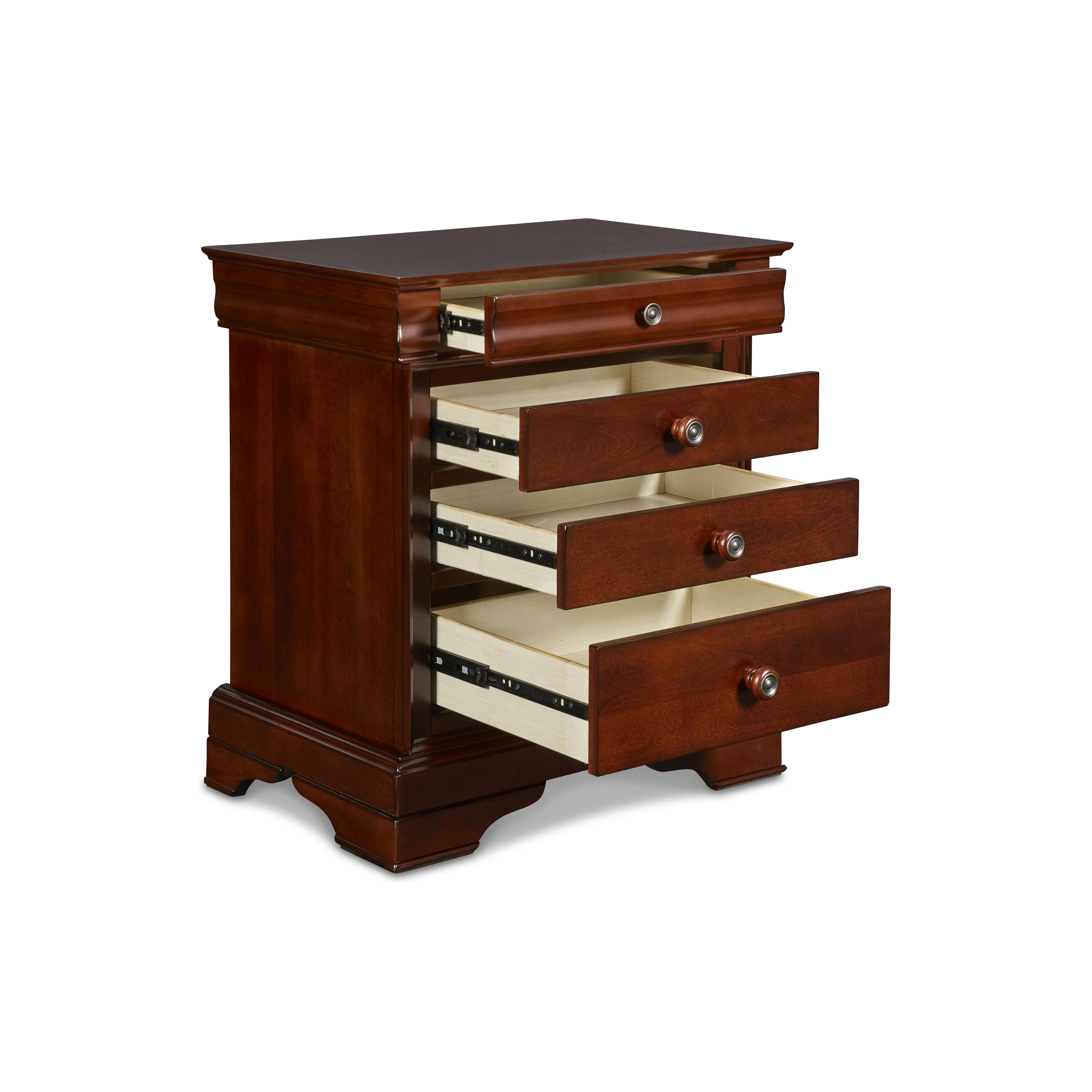VERSAILLES NIGHTSTAND- BORDEAUX - Image 4