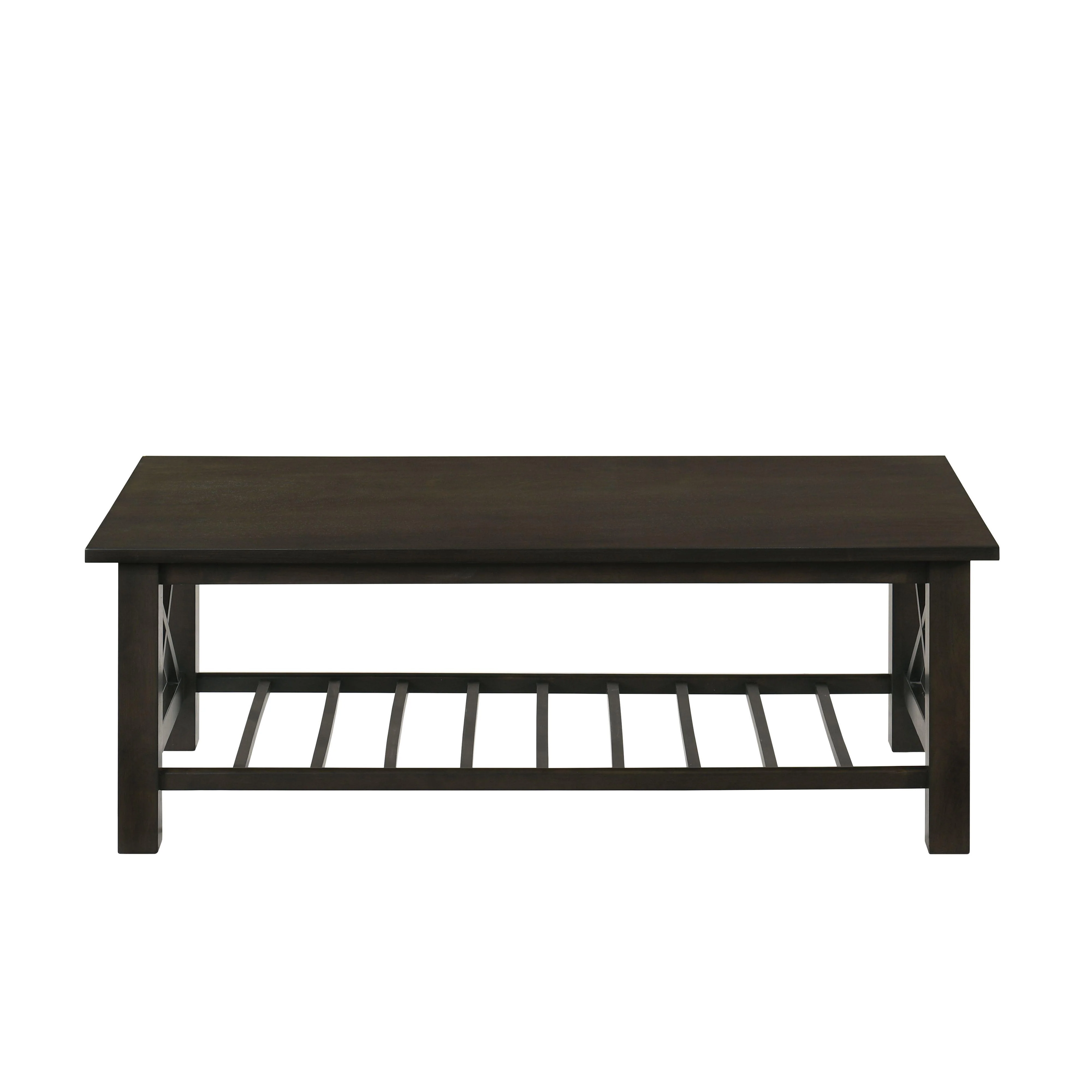 VESTA COFFEE TABLE & 2 END TABLE SET-ESPRESSO - Image 3
