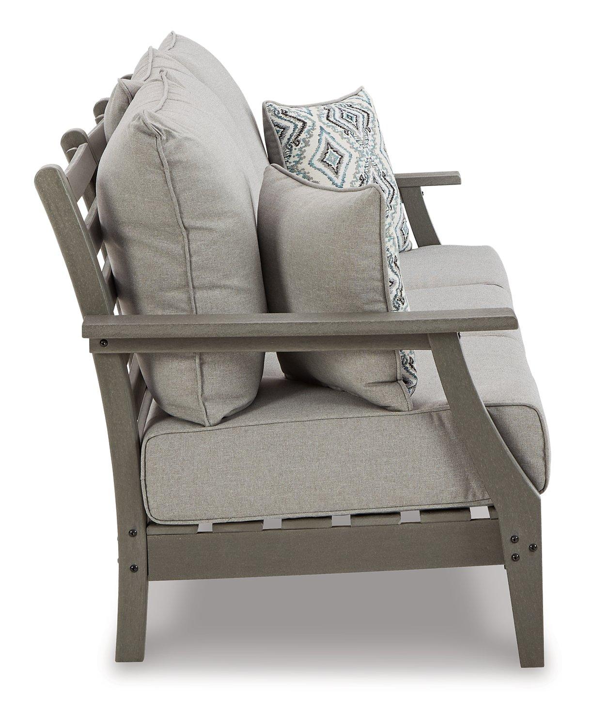 Visola Outdoor Sofa and Loveseat with Coffee Table - Image 5