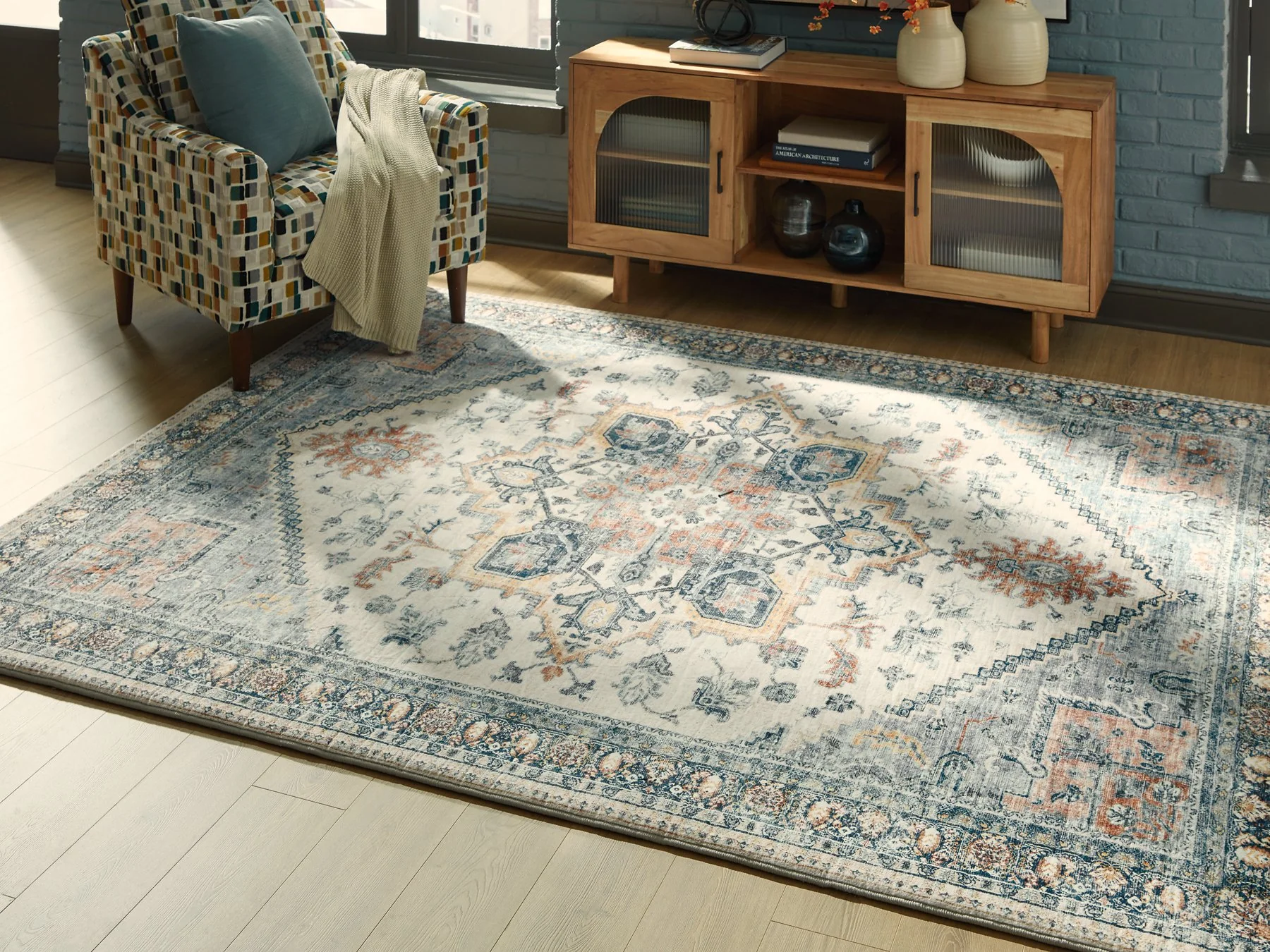 Wallney Area Rug - Image 7