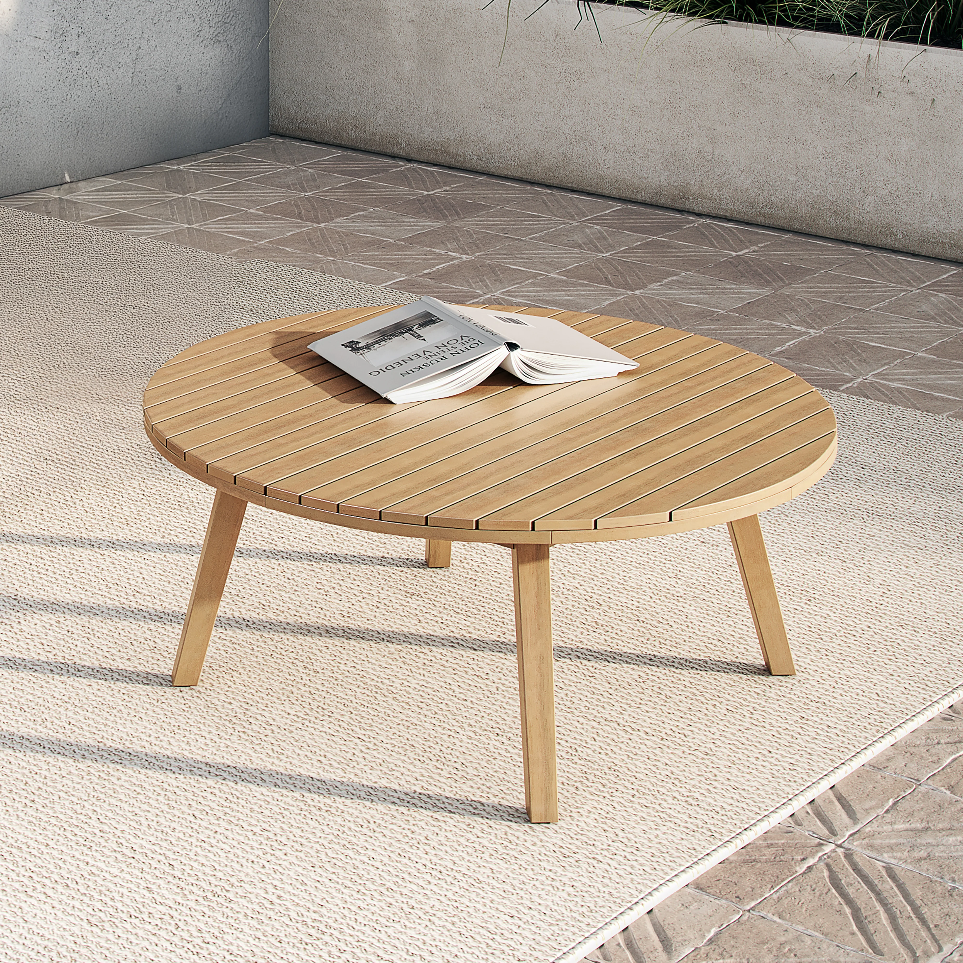 Wesley Patio Coffee Table - Image 4