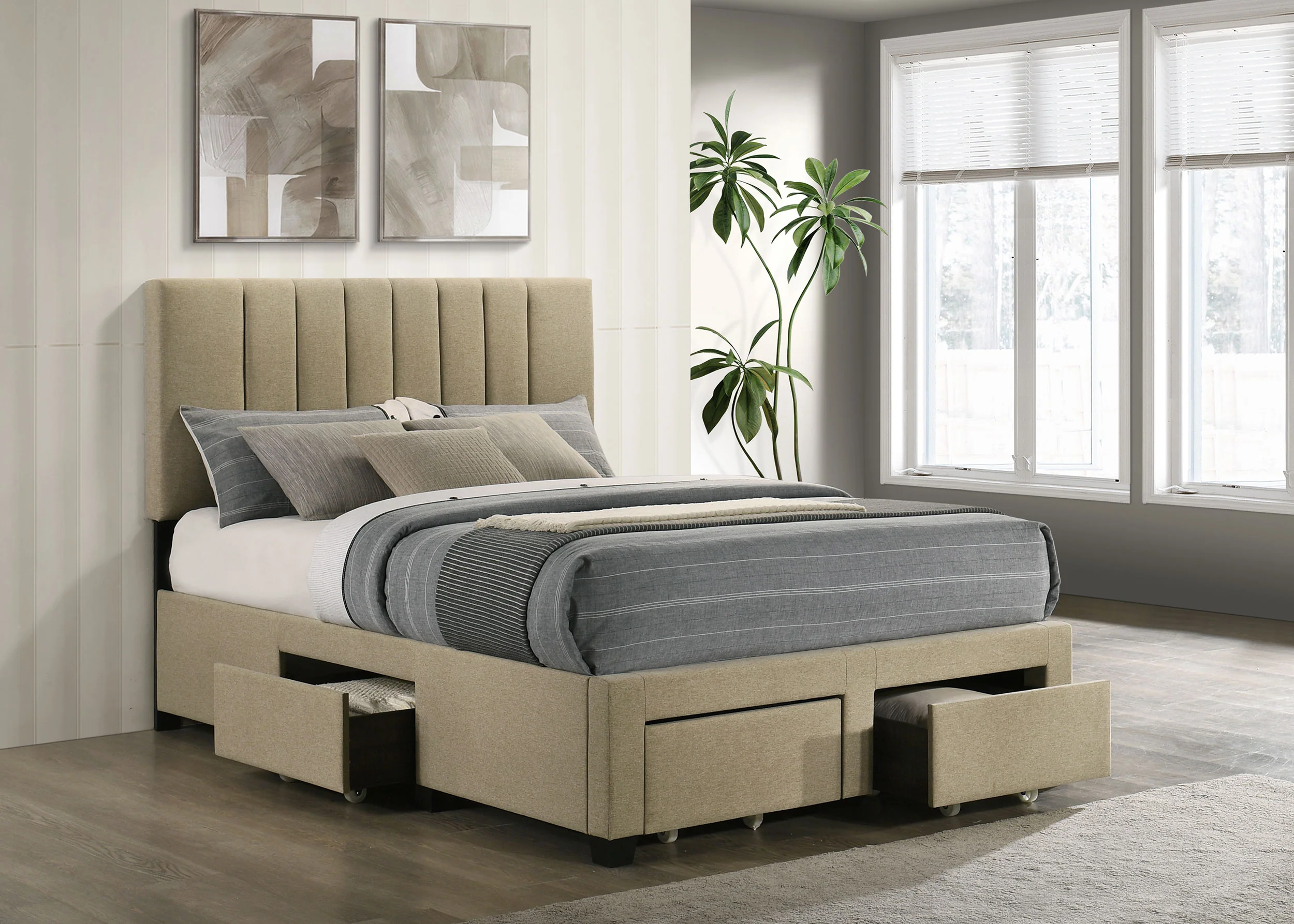 Wheatland Panel Platform Storage Bed - Image 25