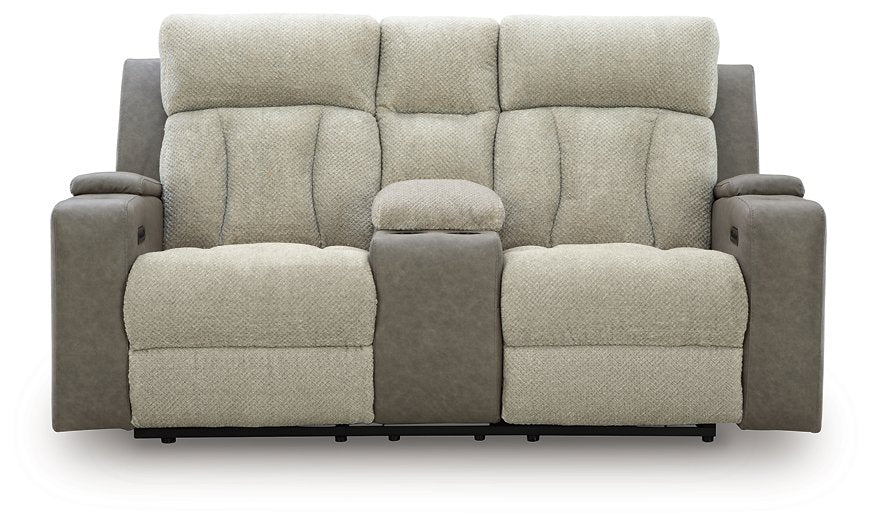 WhipLash Power Reclining Loveseat with Console - Image 4