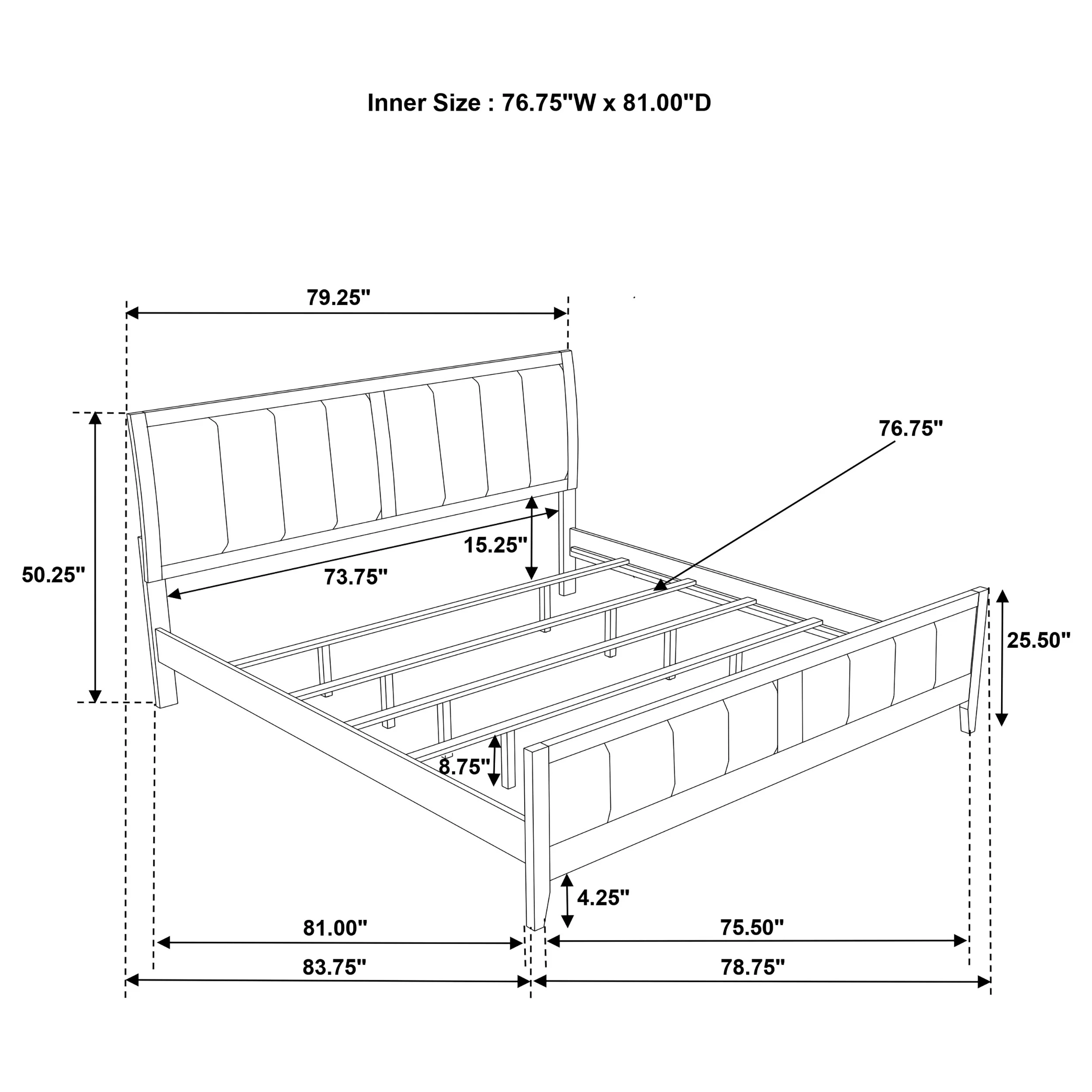 Wilkes Panel Bed - Image 21