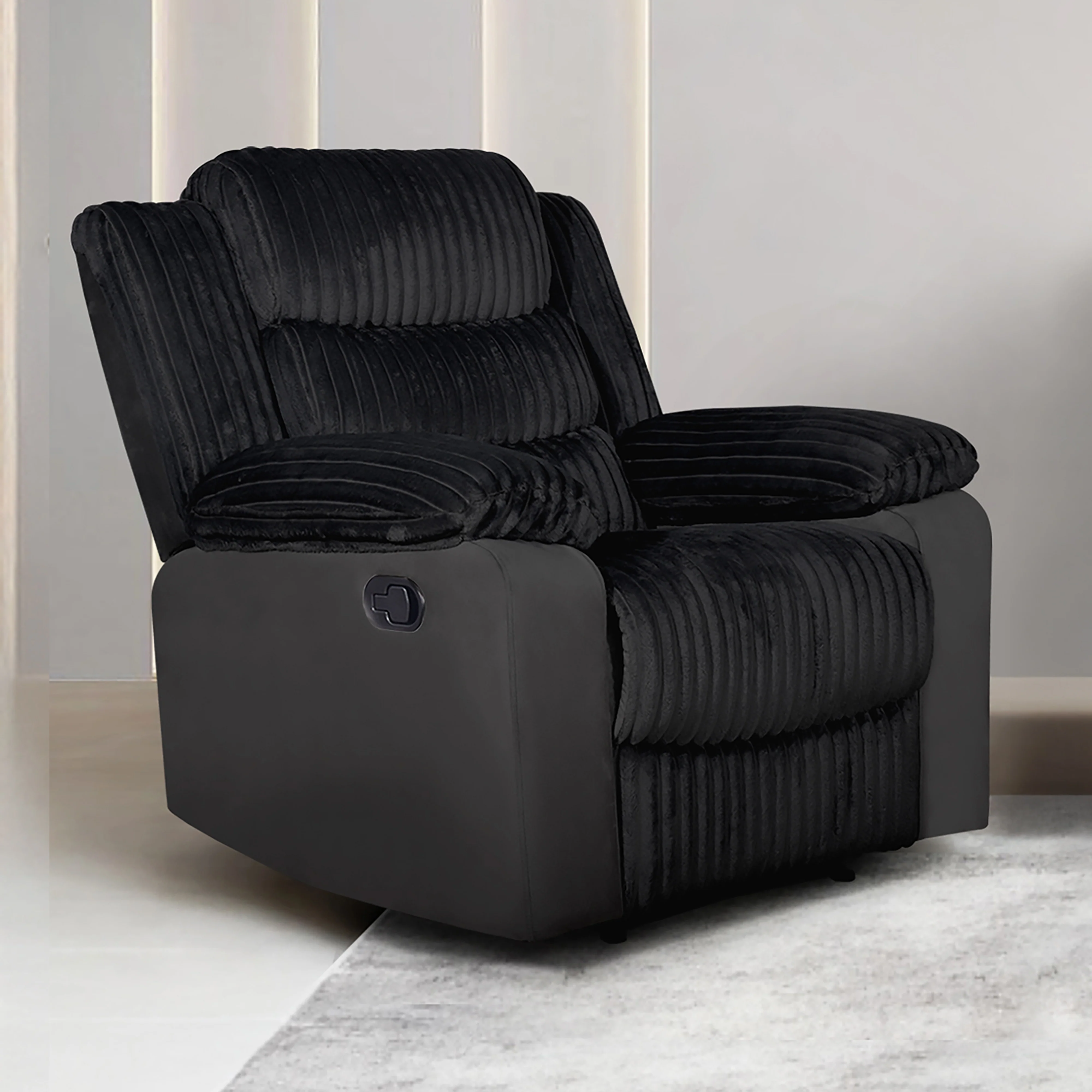 Willow Glider Recliner-Black - Image 7