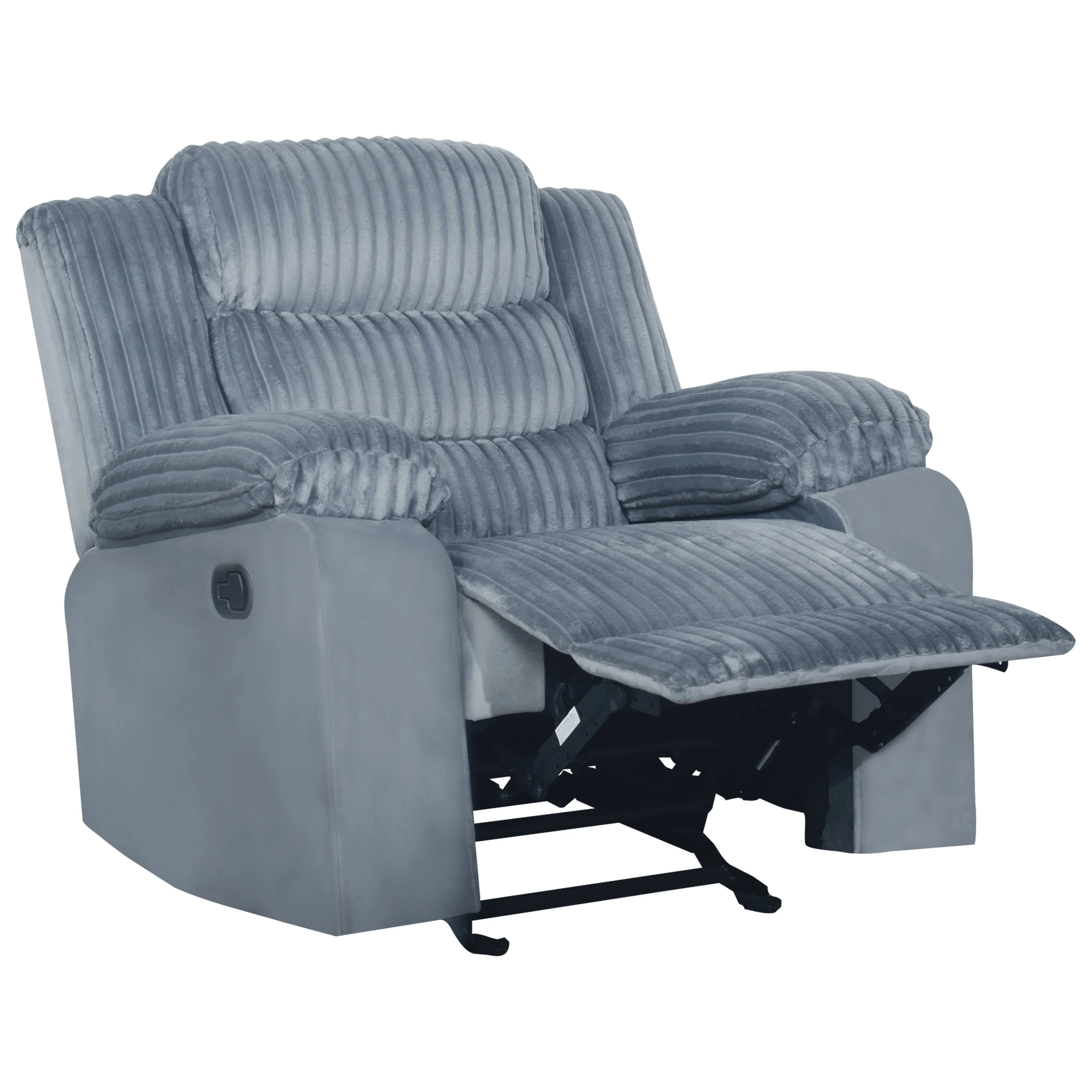 Willow Glider Recliner-Gray - Image 3