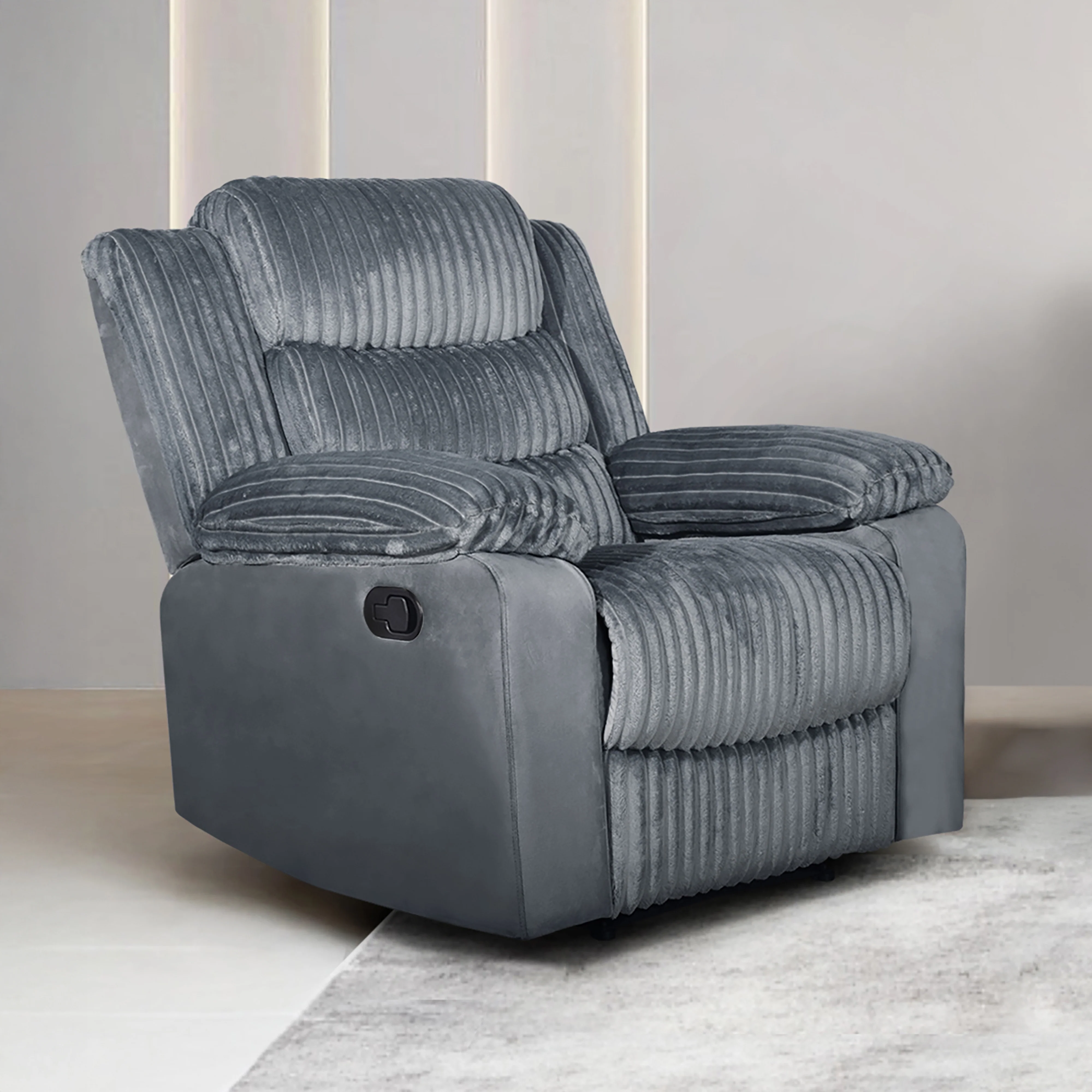 Willow Glider Recliner-Gray - Image 7