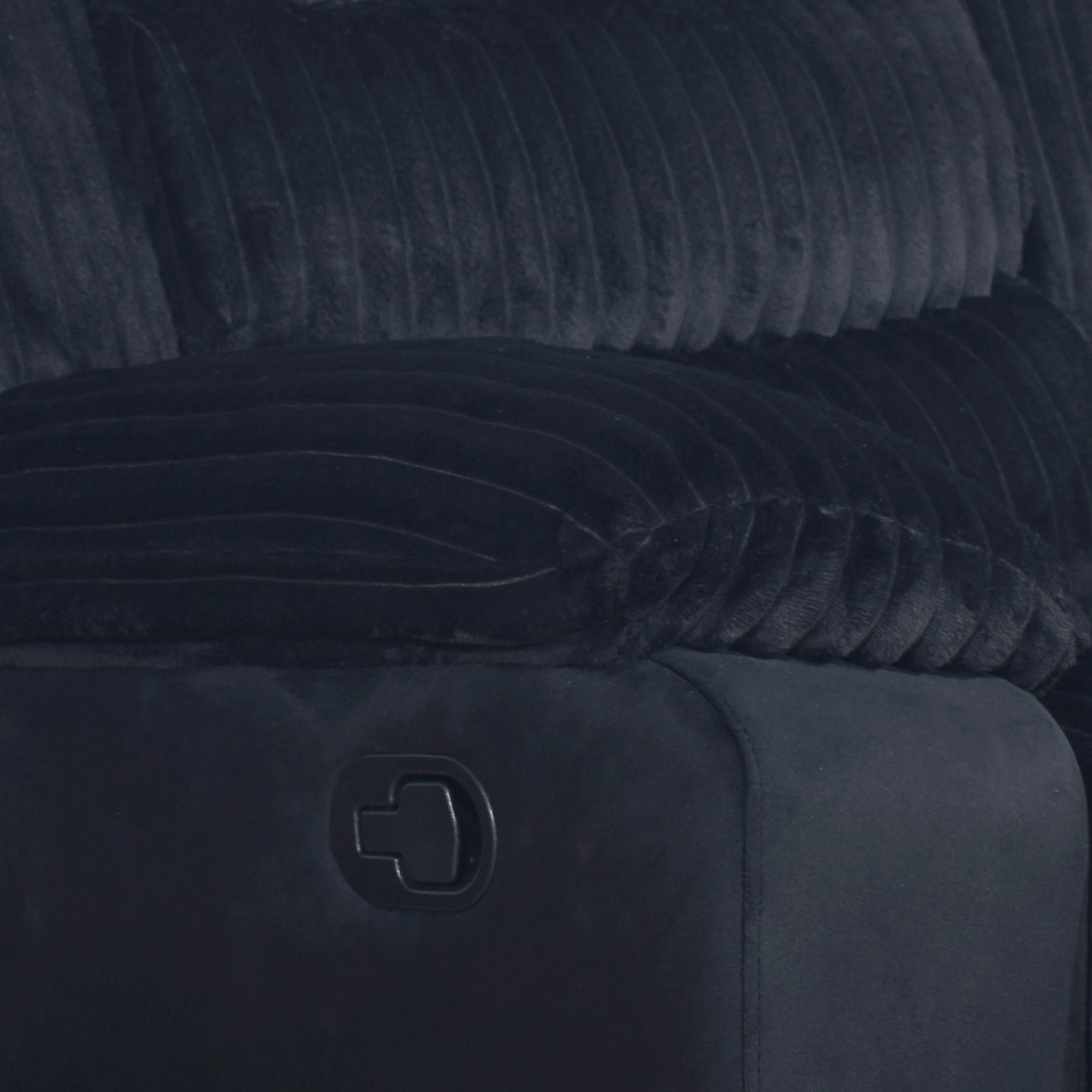 Willow Sofa W/Dual Recliner-Black - Image 6