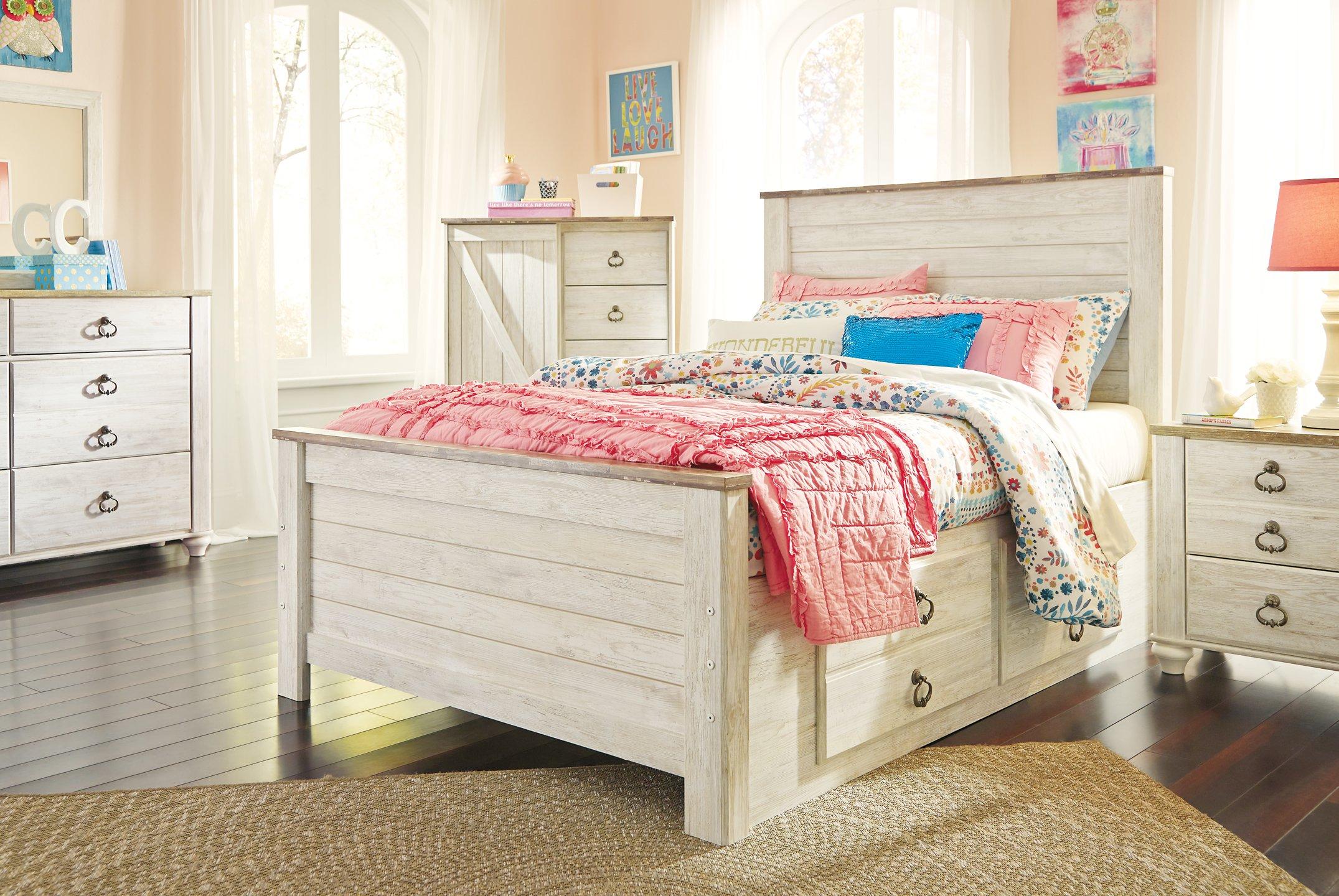 Willowton Bed with 2 Storage Drawers - Image 26