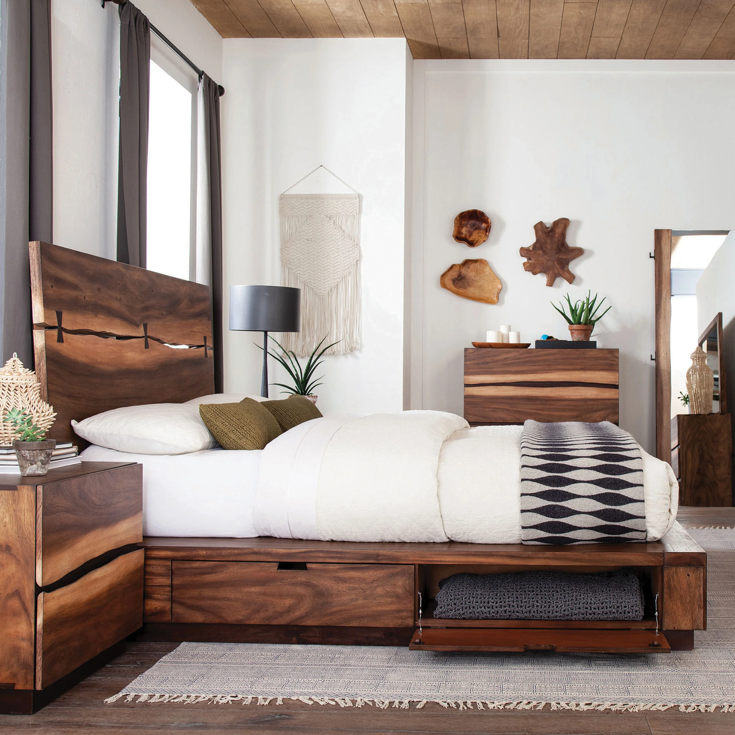 Winslow Panel Platform Storage Bed - Image 2