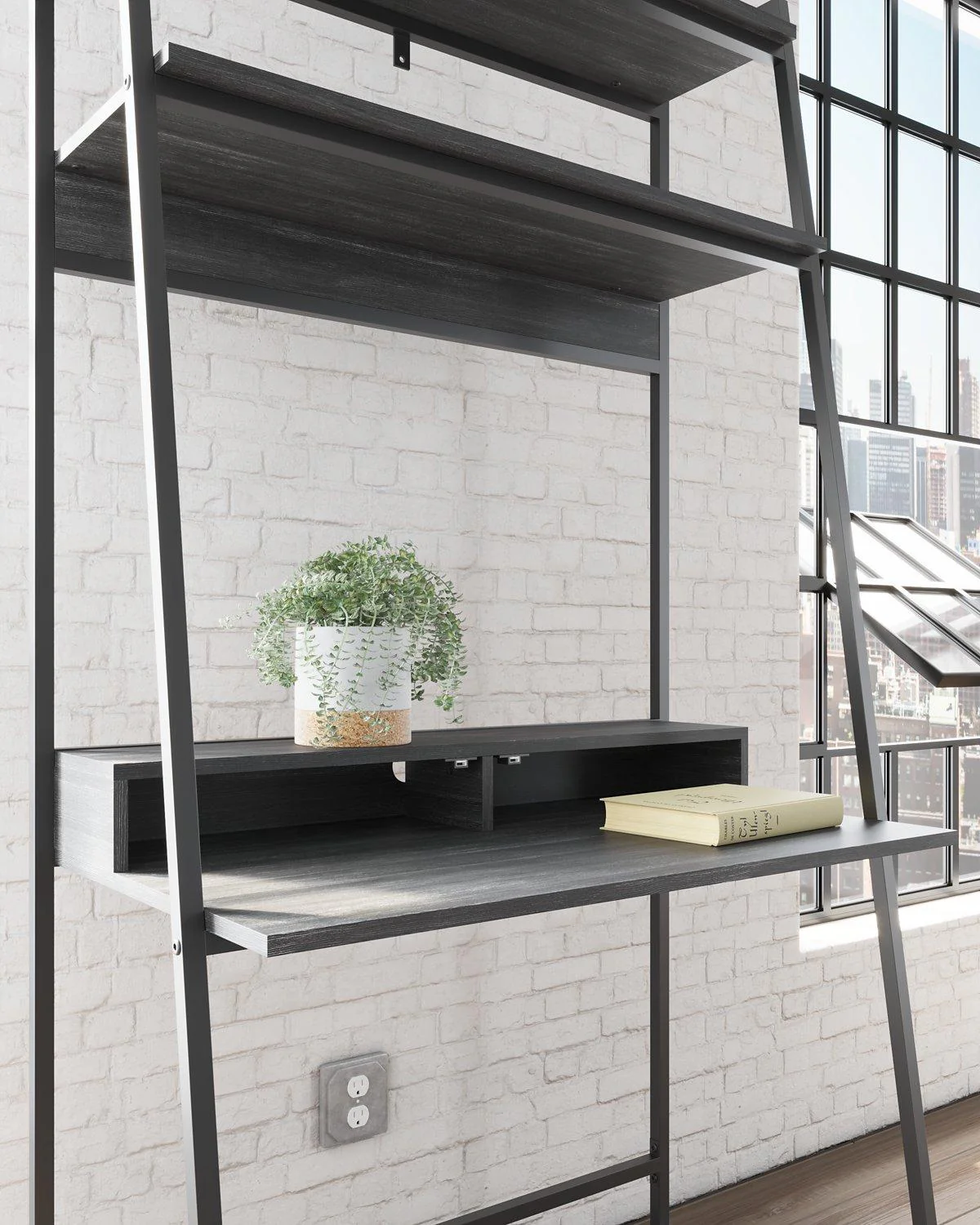 Yarlow 36" Home Office Desk with Shelf - Image 10