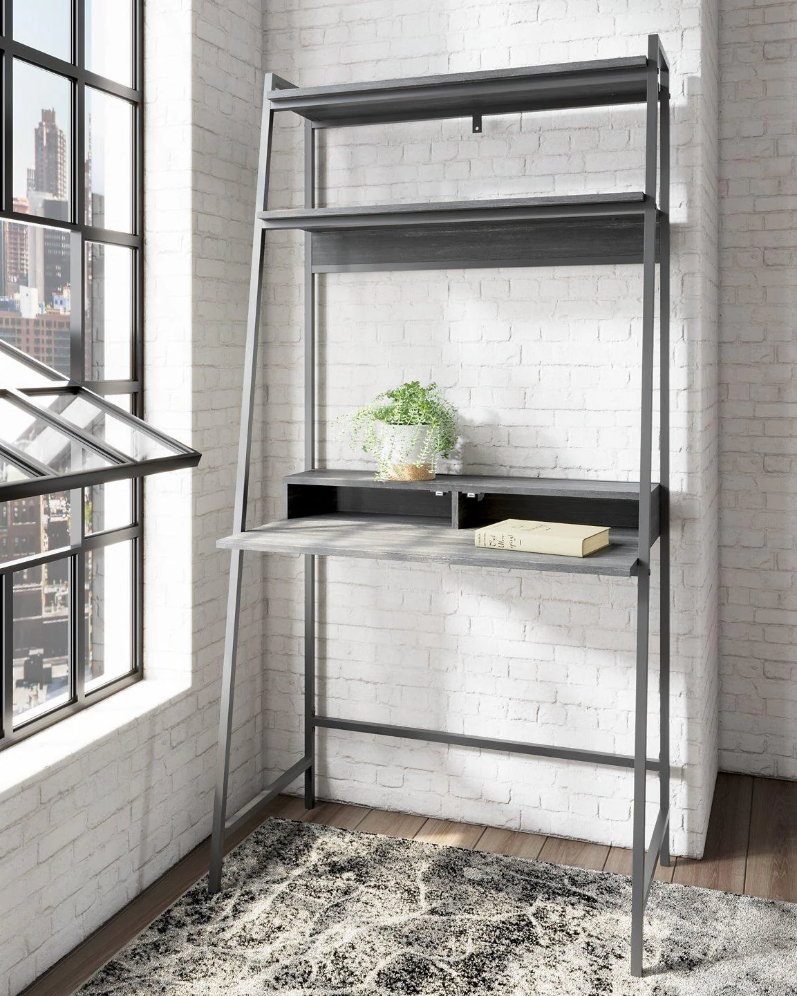 Yarlow 36" Home Office Desk with Shelf - Image 2