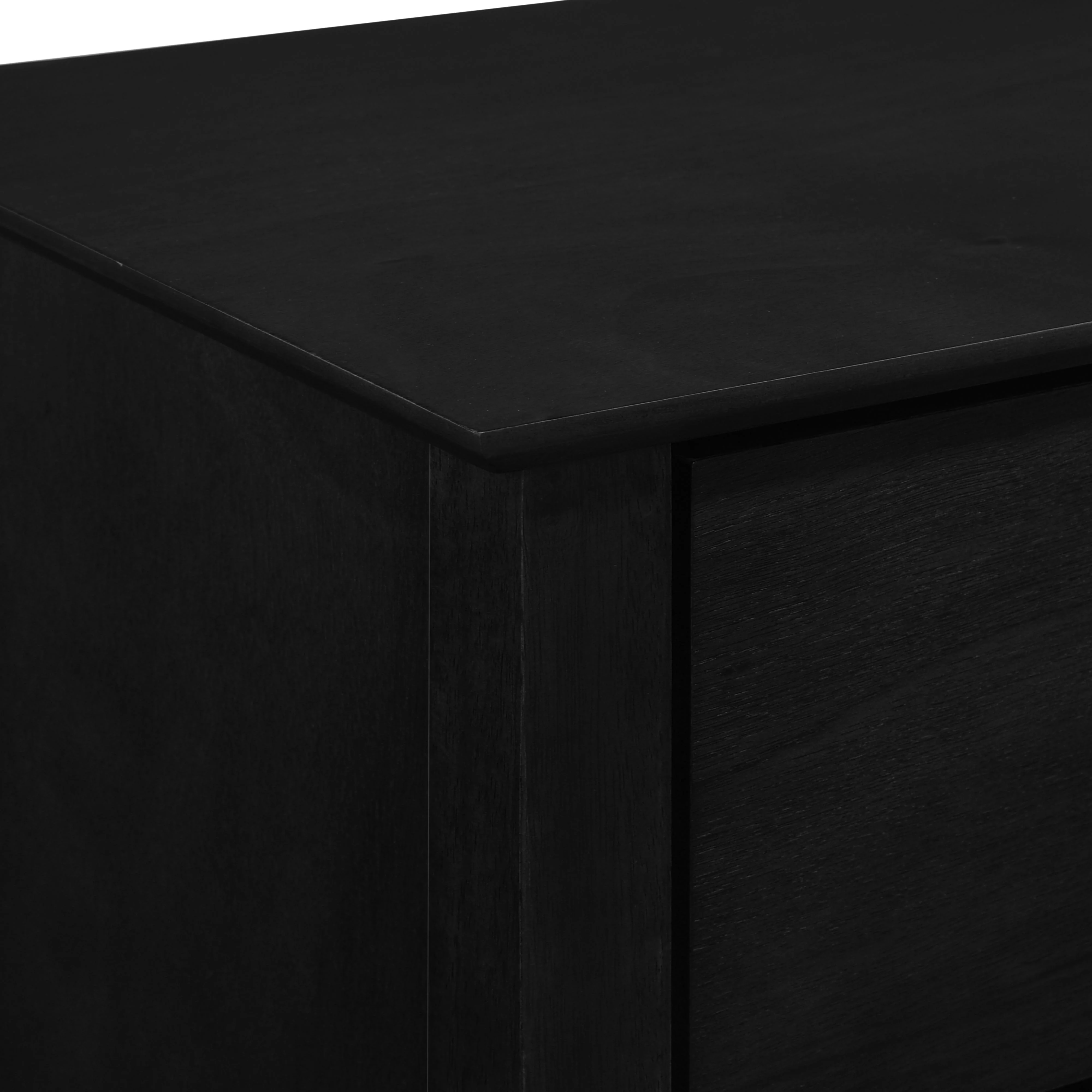 ZODIAC 2 DRAWER NIGHTSTAND-BLACK - Image 6
