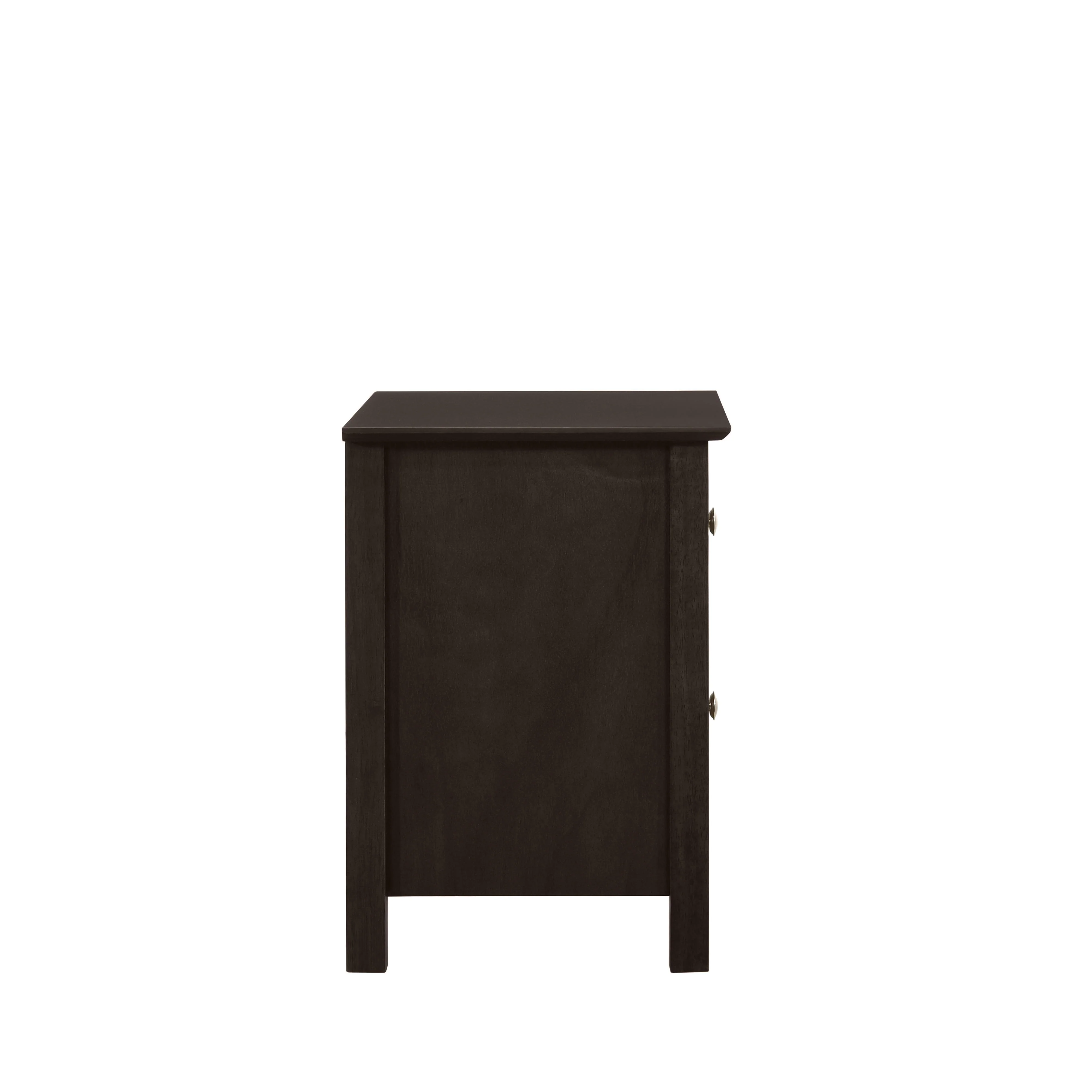 ZODIAC 2 DRAWER NIGHTSTAND-MERLOT - Image 3
