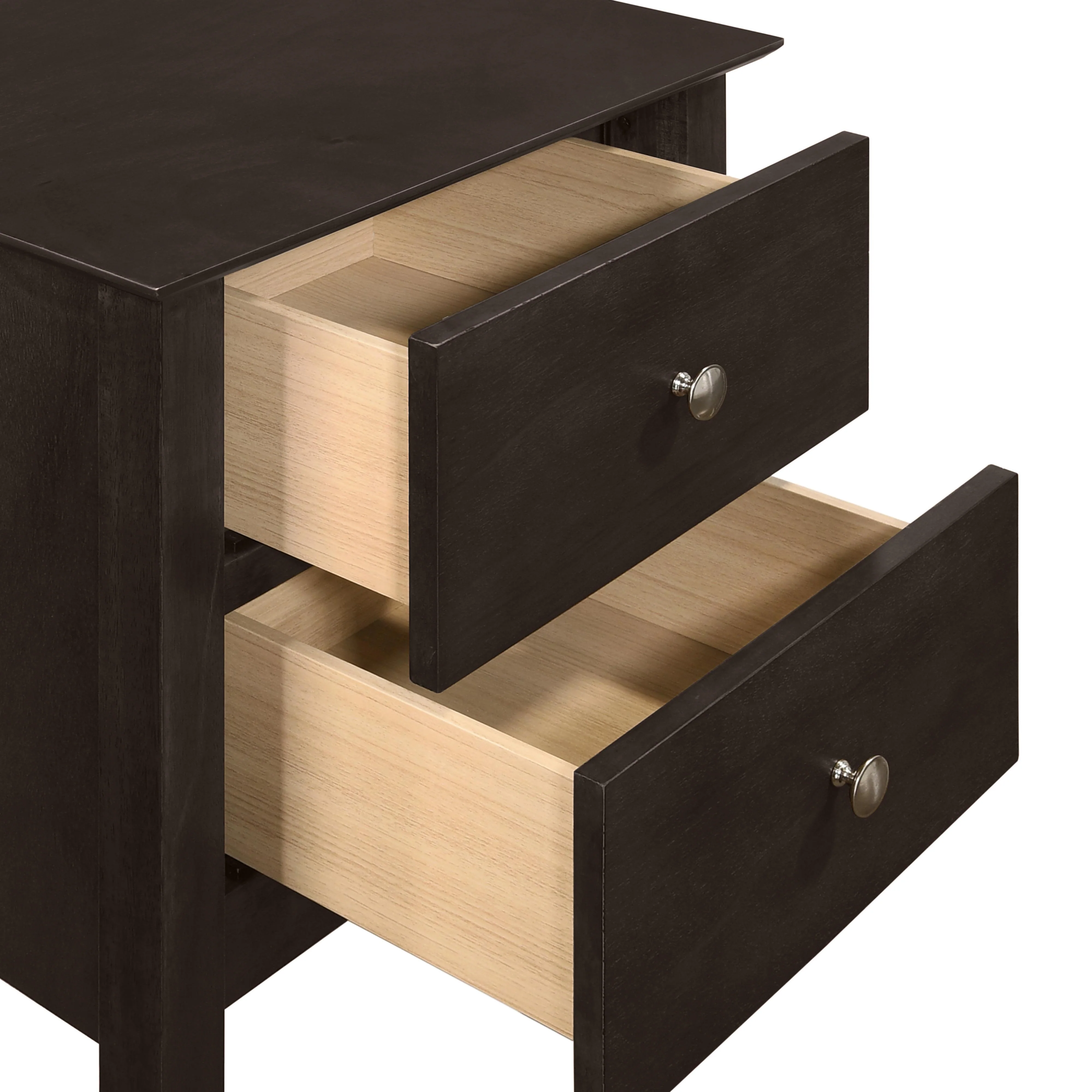 ZODIAC 2 DRAWER NIGHTSTAND-MERLOT - Image 5