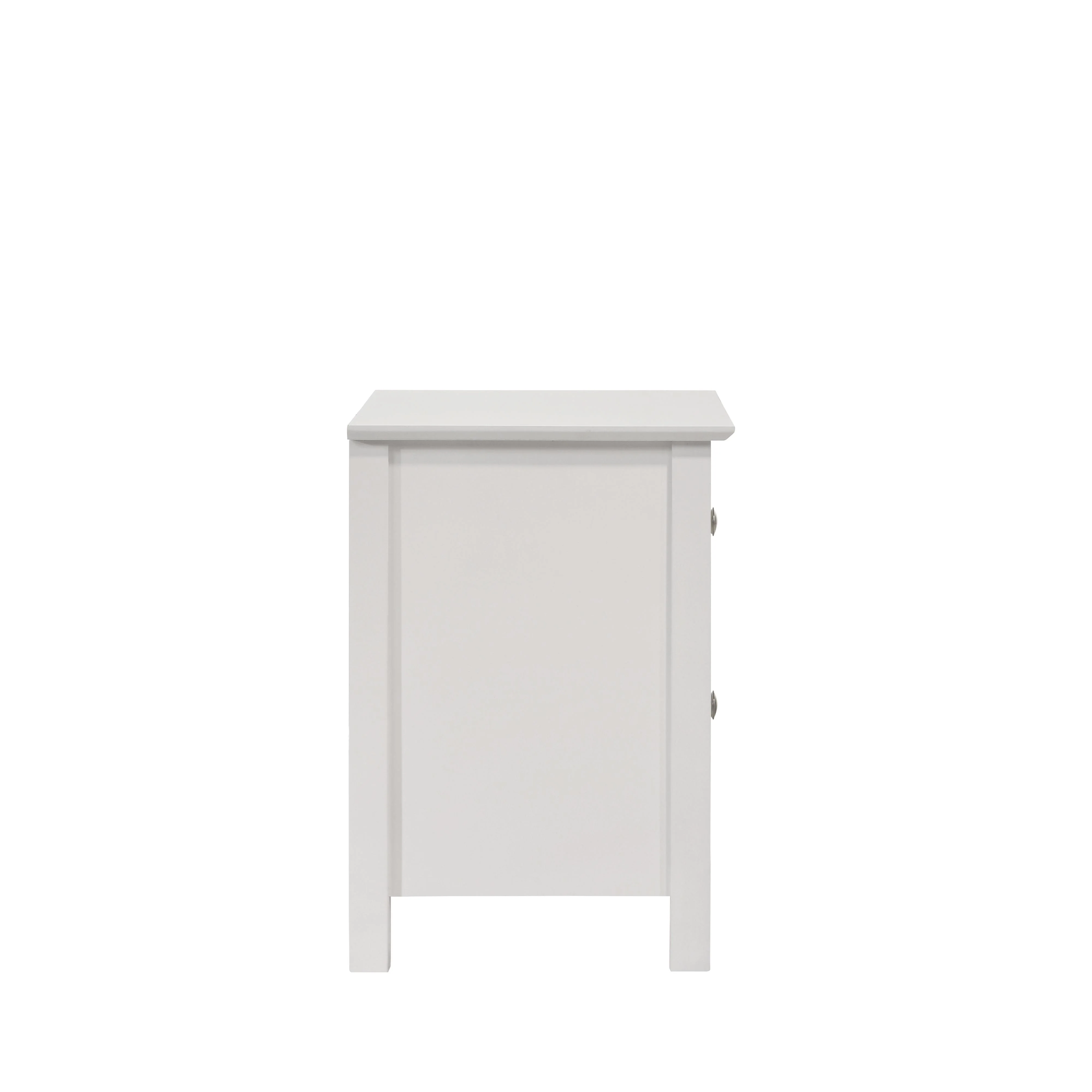 ZODIAC 2 DRAWER NIGHTSTAND-WHITE - Image 3