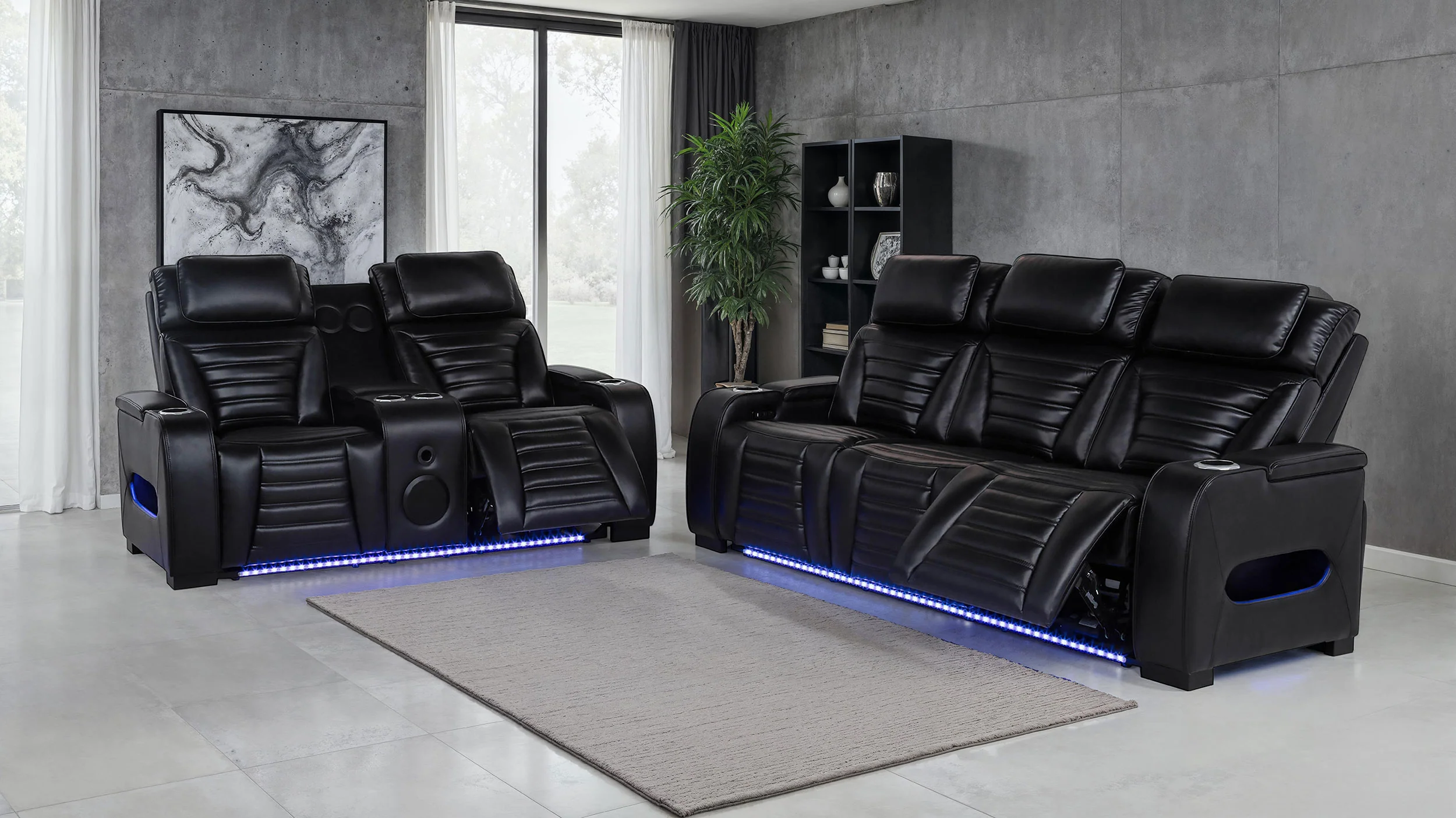 Zuma Dual Power Reclining Loveseat - Image 15