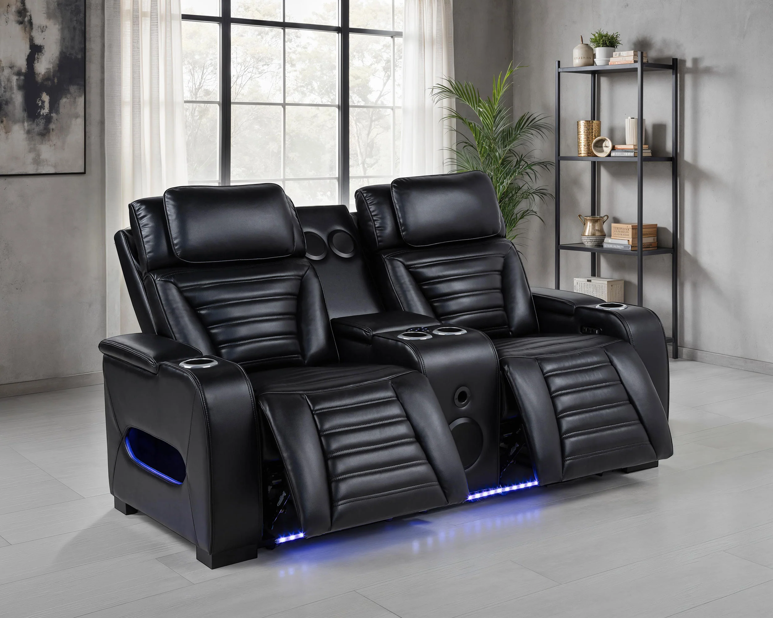 Zuma Dual Power Reclining Loveseat - Image 3
